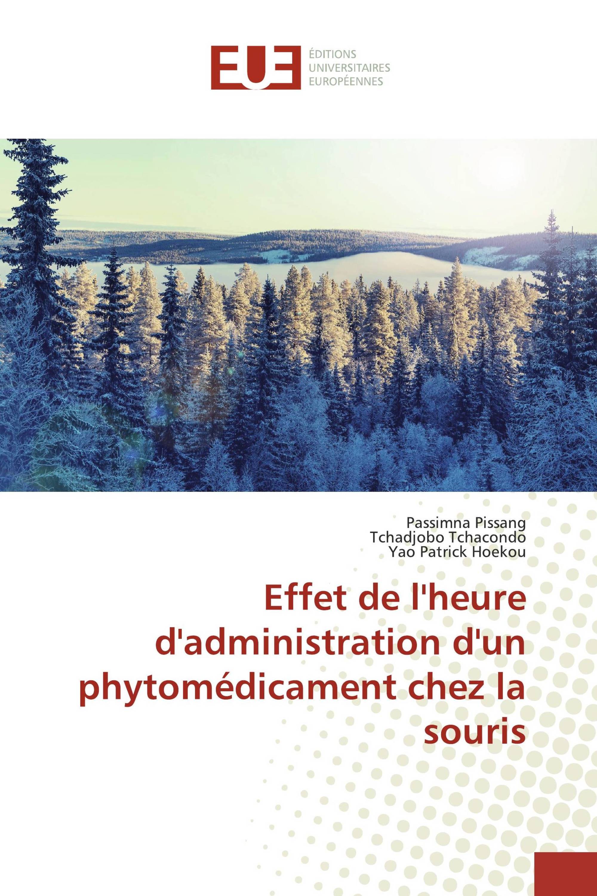 Effet de l'heure d'administration d'un phytomédicament chez la souris