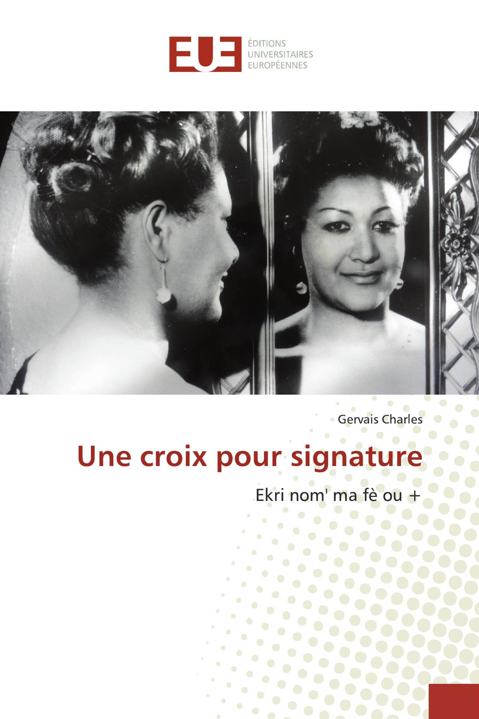 Une croix pour signature