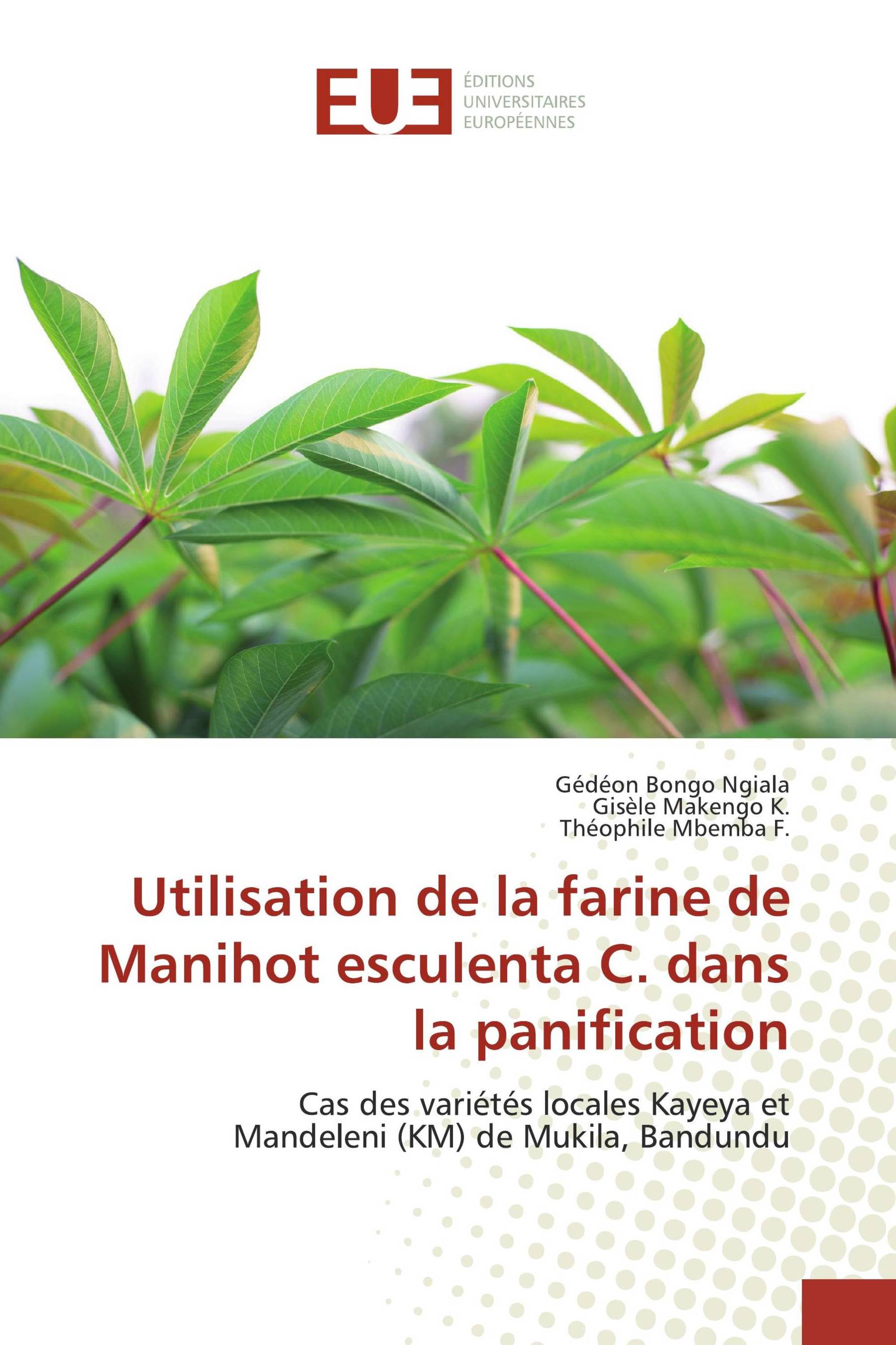 Utilisation de la farine de Manihot esculenta C. dans la panification