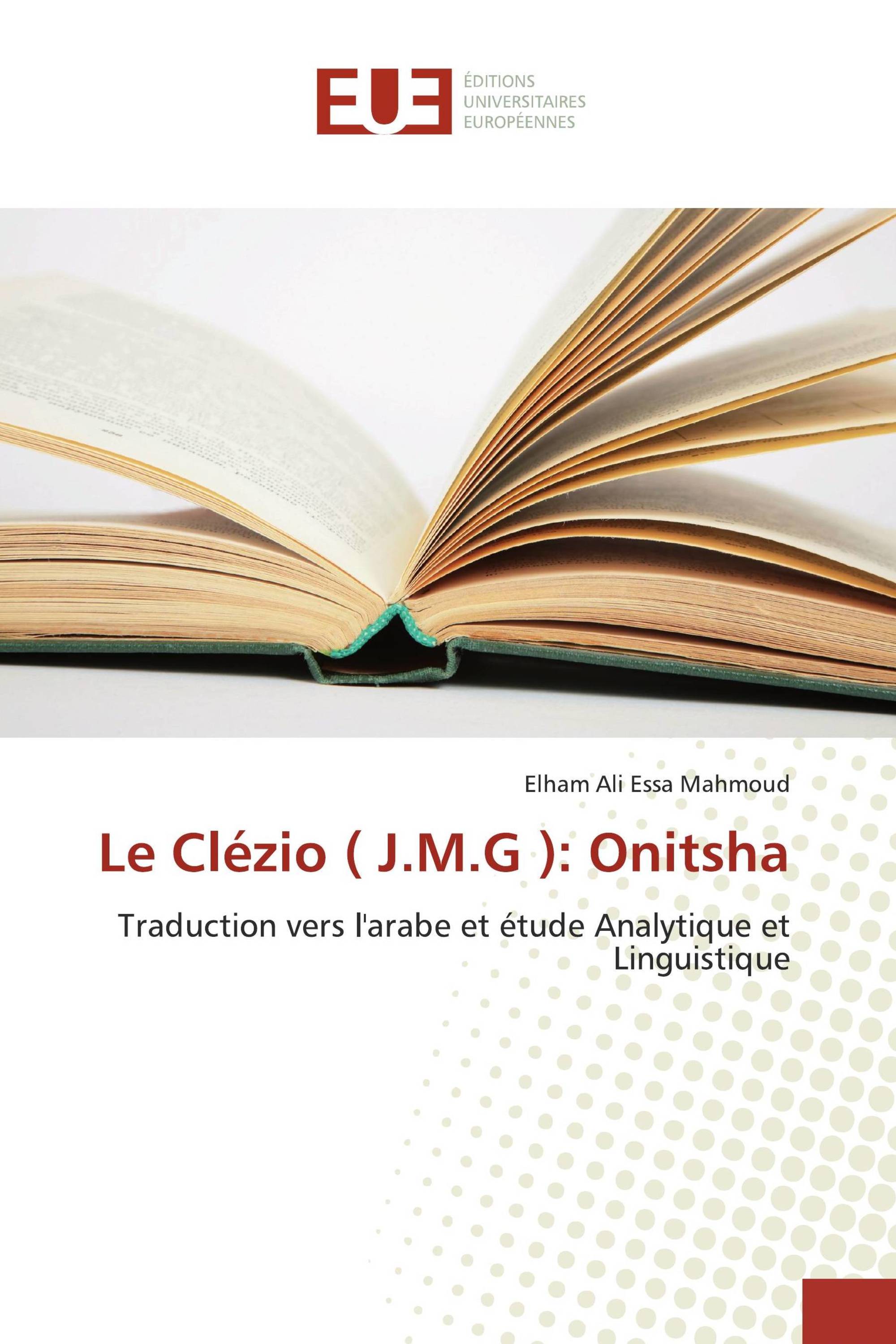 Le Clézio ( J.M.G ): Onitsha