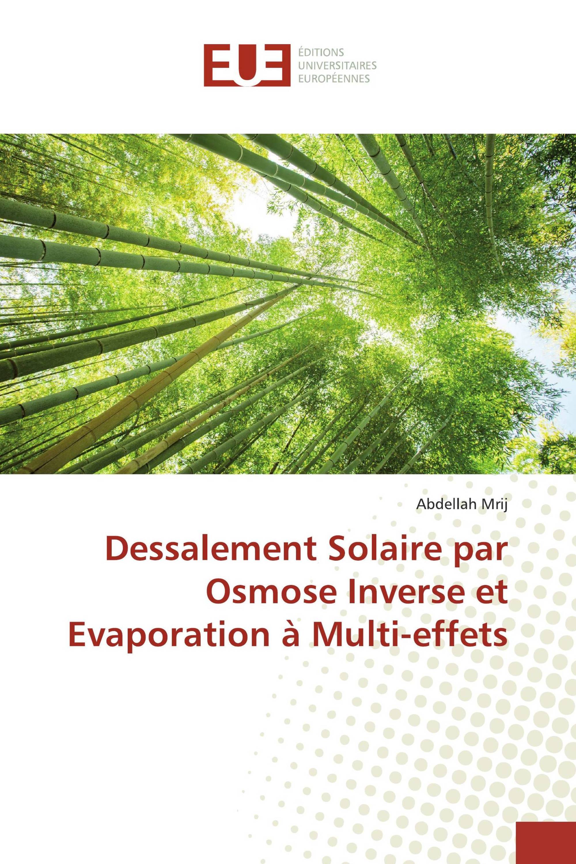 Dessalement Solaire par Osmose Inverse et Evaporation à Multi-effets