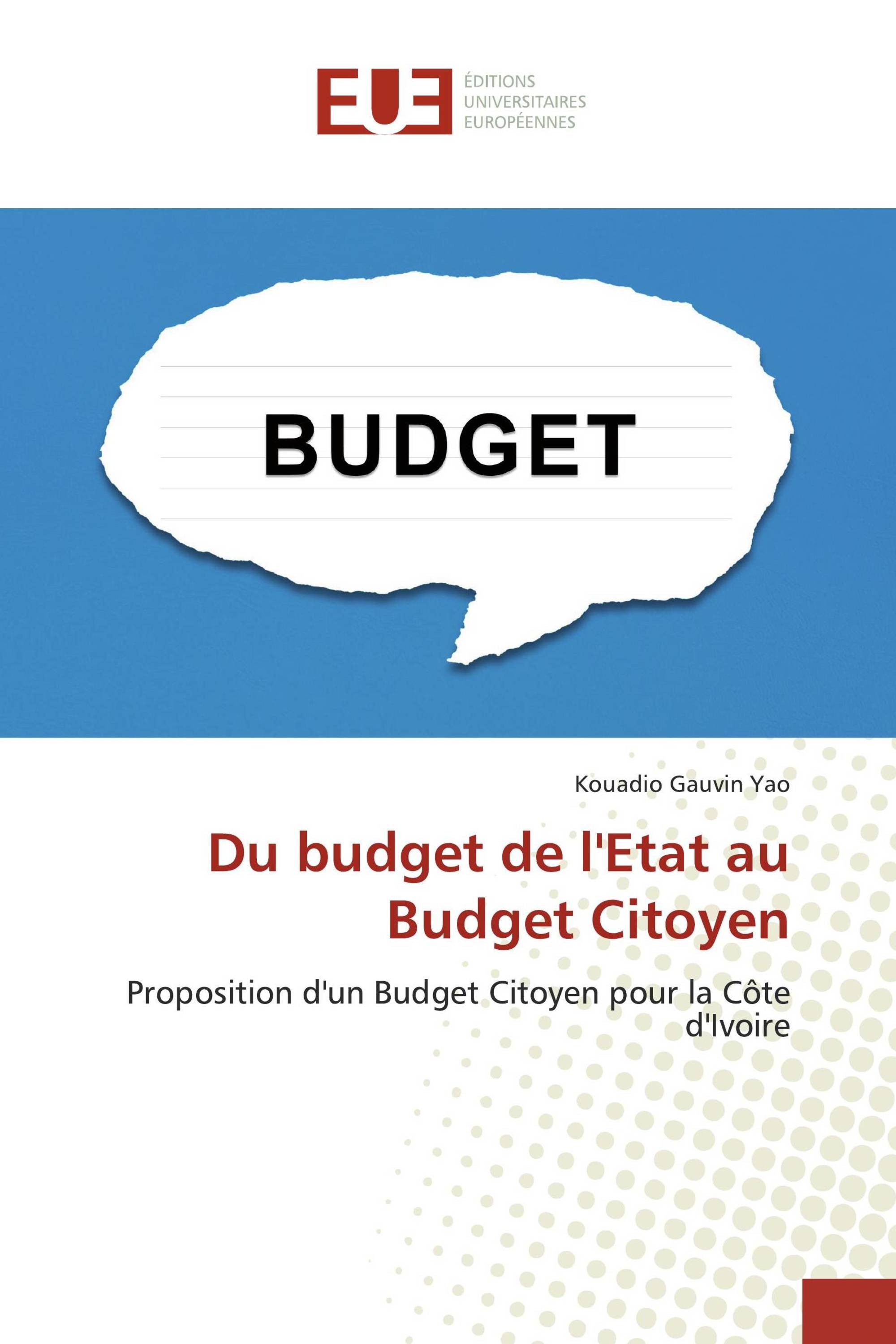 Du budget de l'Etat au Budget Citoyen