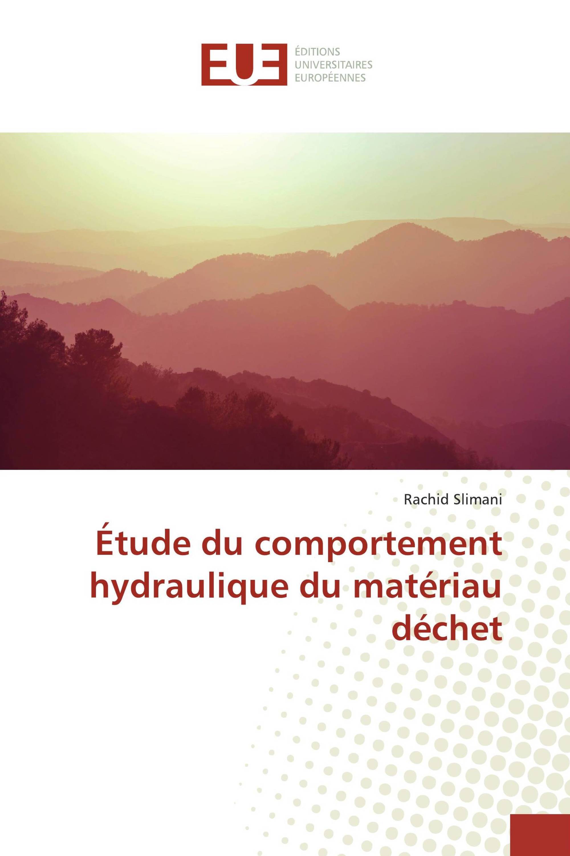 Étude du comportement hydraulique du matériau déchet