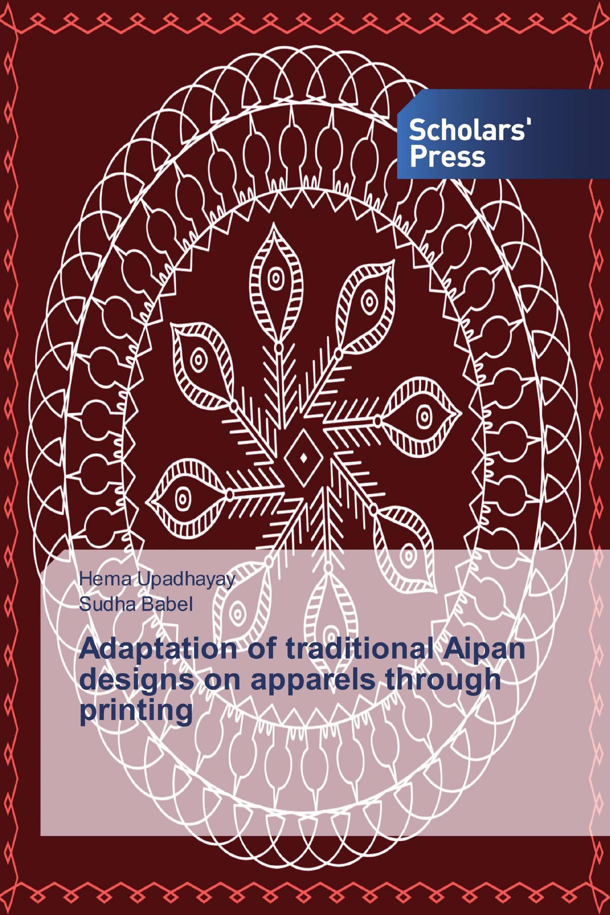 Adaptation of traditional Aipan designs on apparels through printing