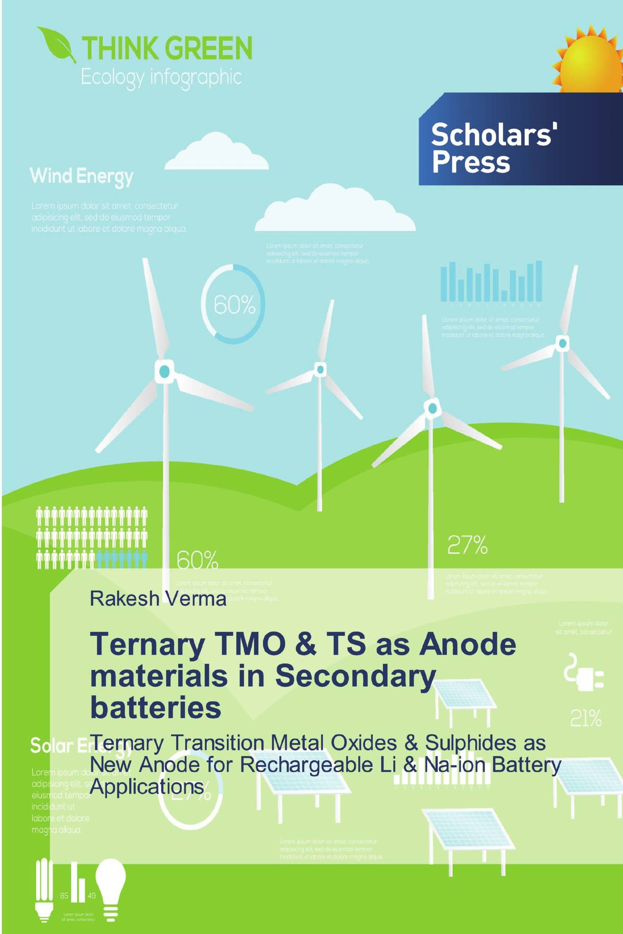 Ternary TMO & TS as Anode materials in Secondary batteries