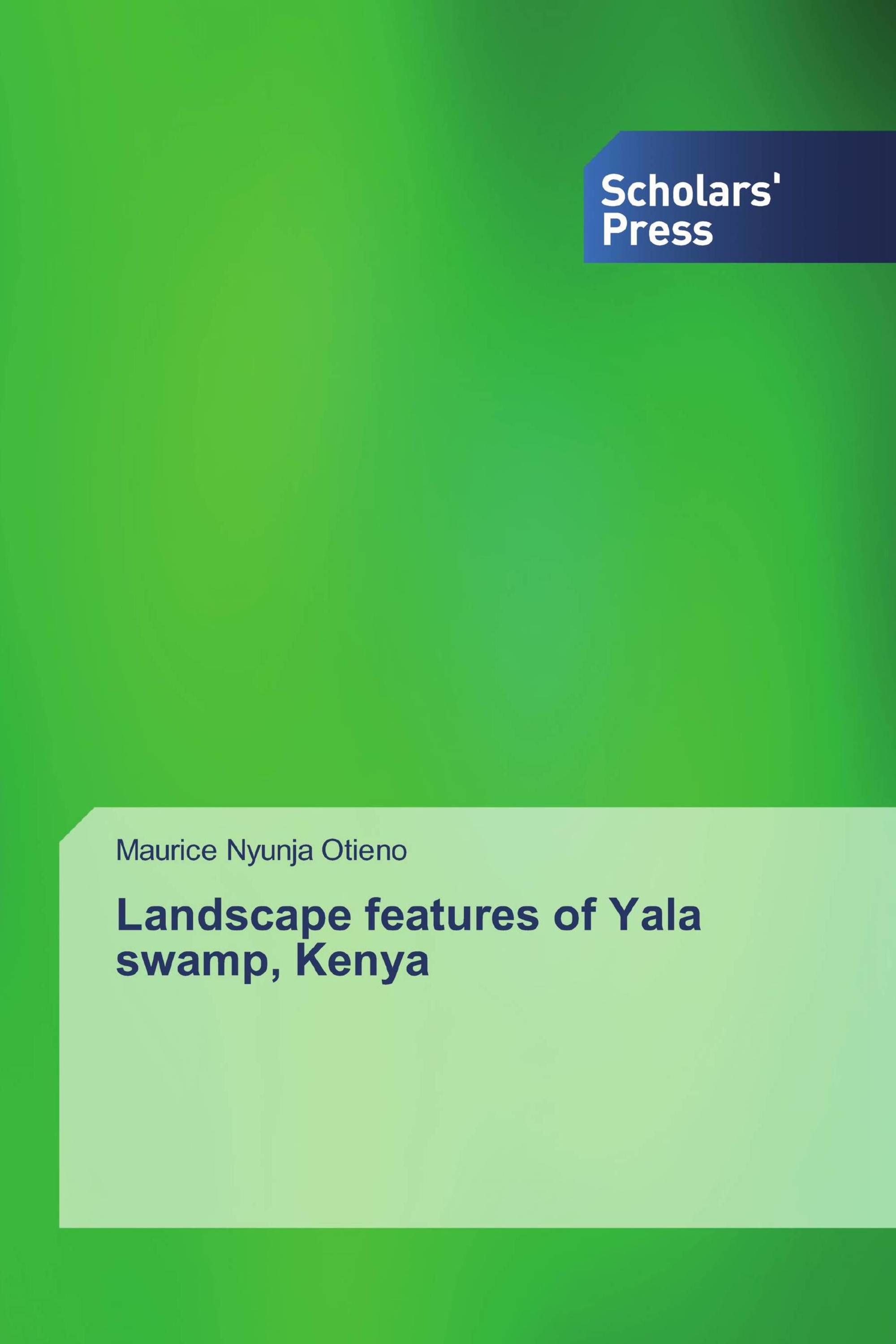 Landscape features of Yala swamp, Kenya