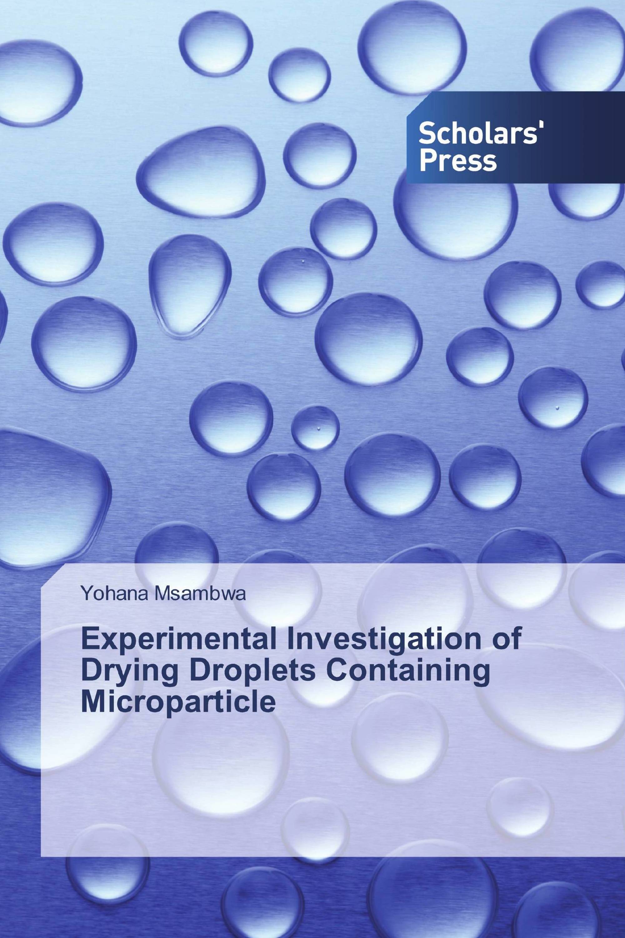 Experimental Investigation of Drying Droplets Containing Microparticle