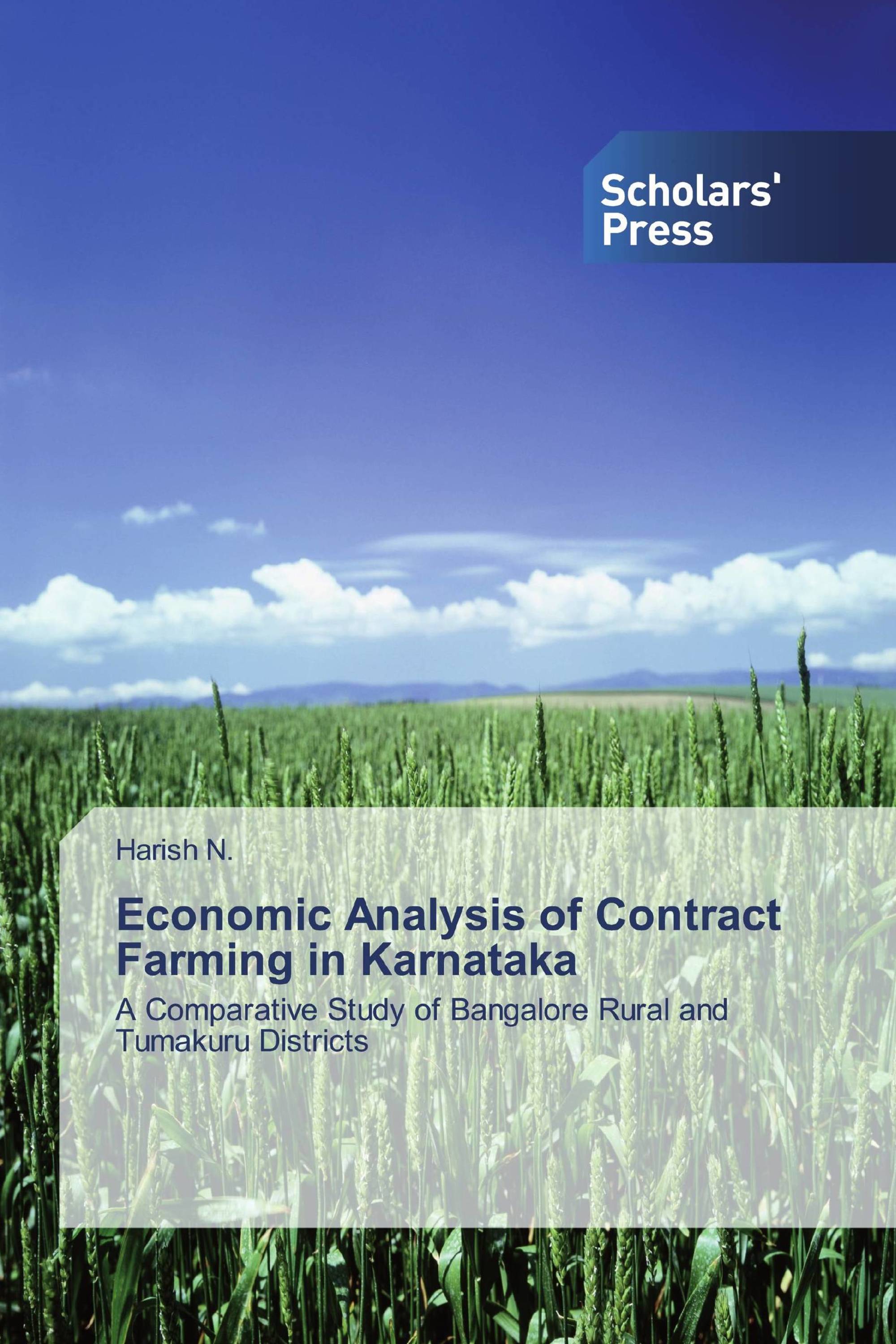 Economic Analysis of Contract Farming in Karnataka