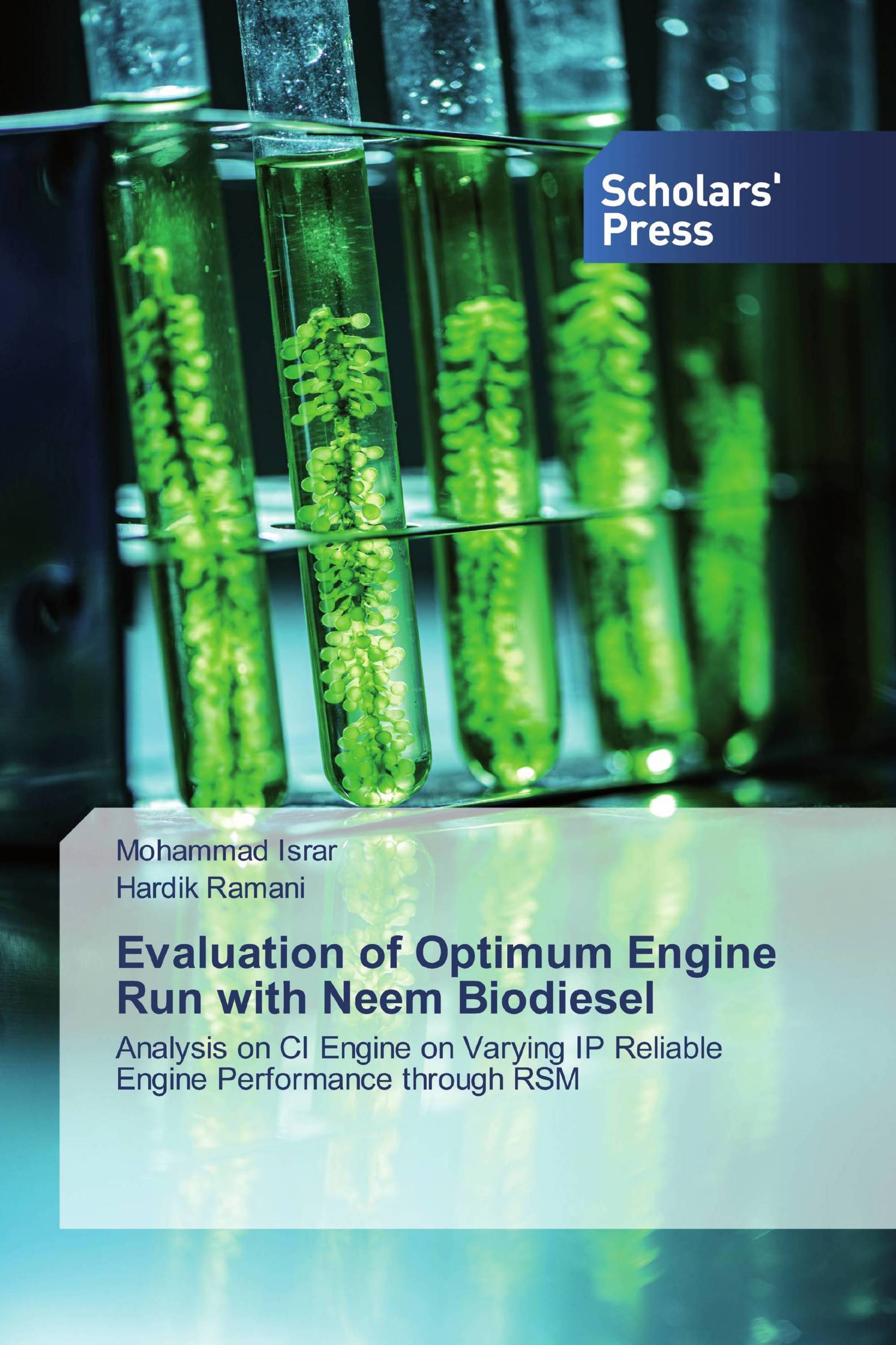 Evaluation of Optimum Engine Run with Neem Biodiesel