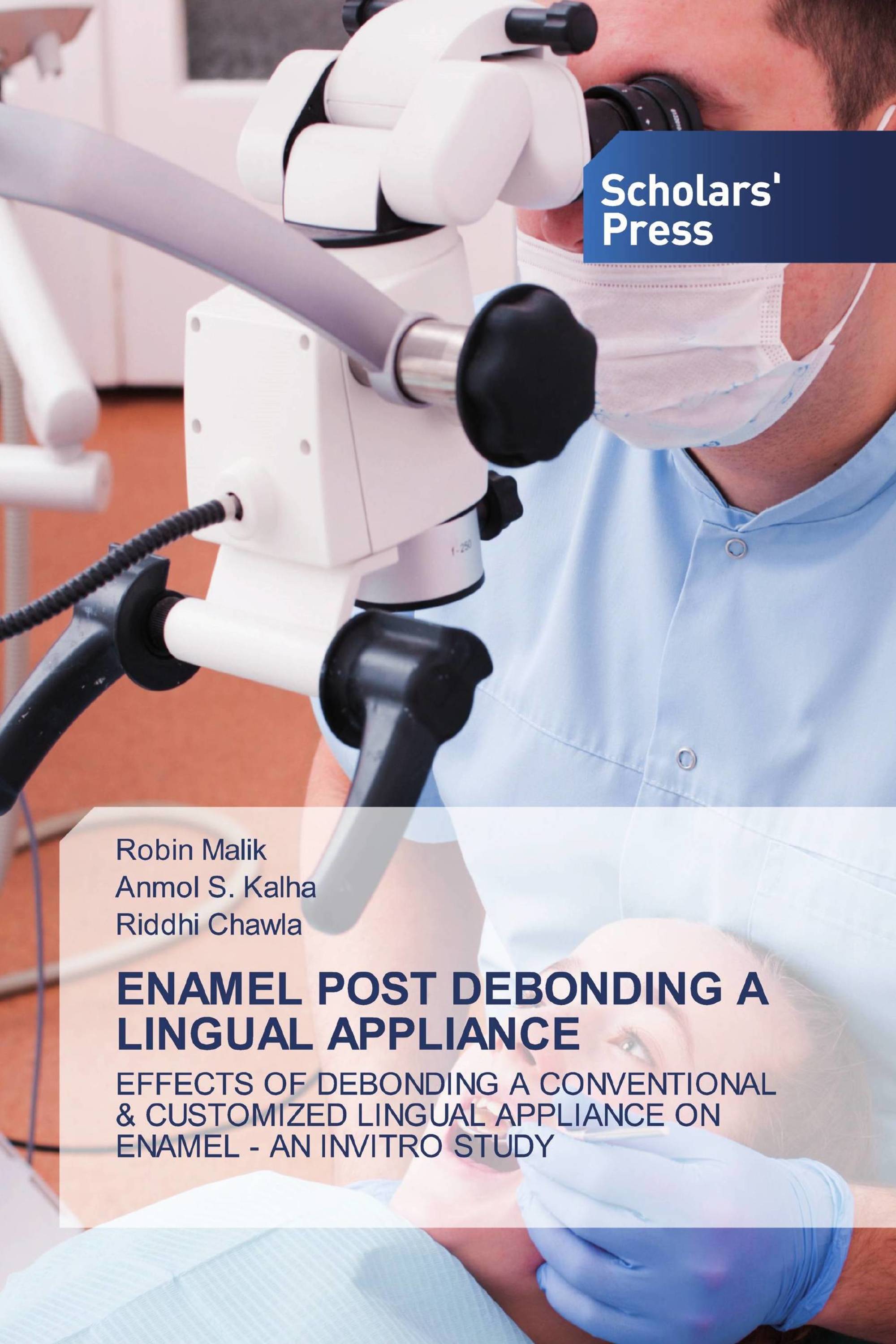 ENAMEL POST DEBONDING A LINGUAL APPLIANCE