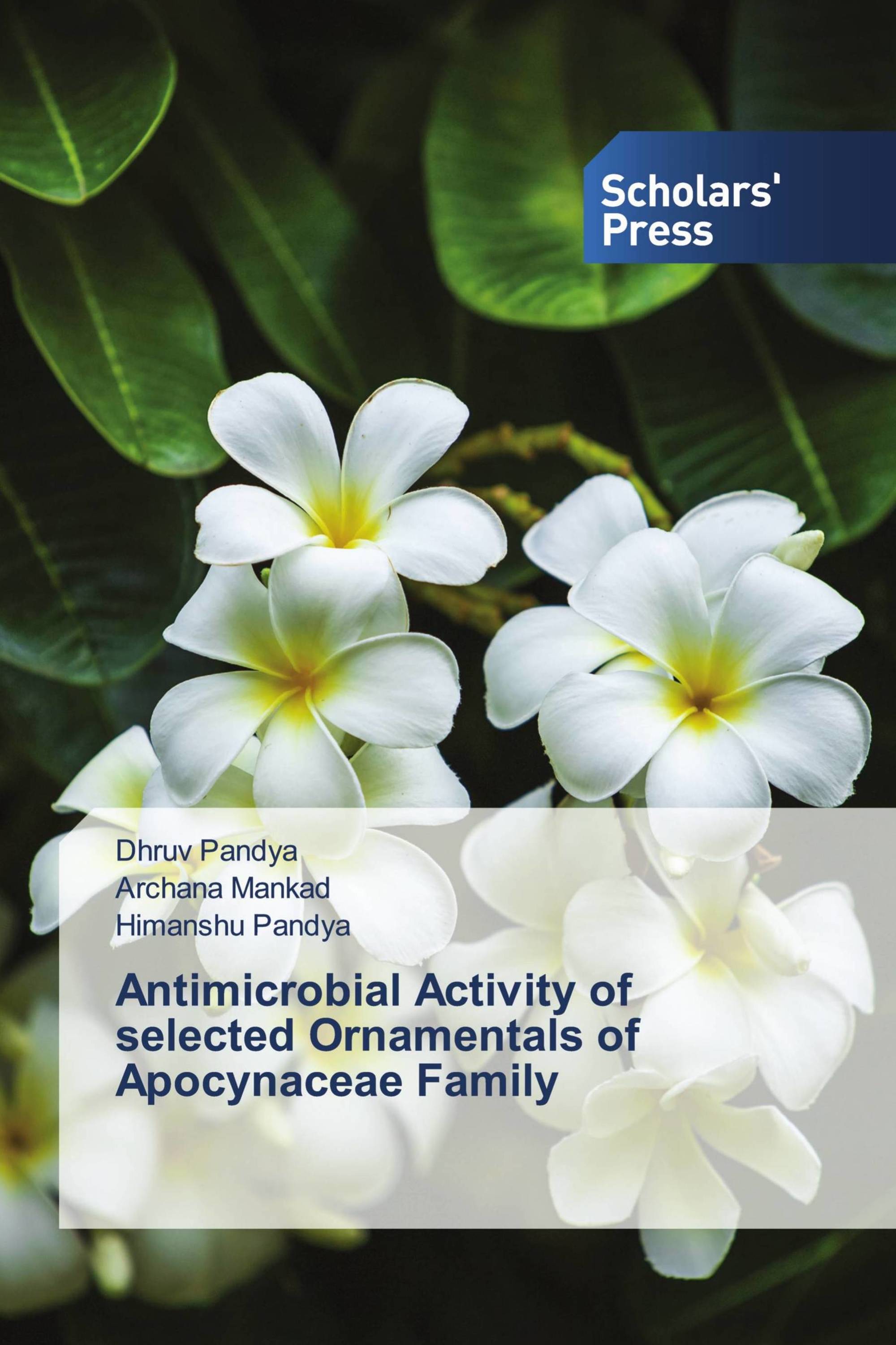 Antimicrobial Activity of selected Ornamentals of Apocynaceae Family