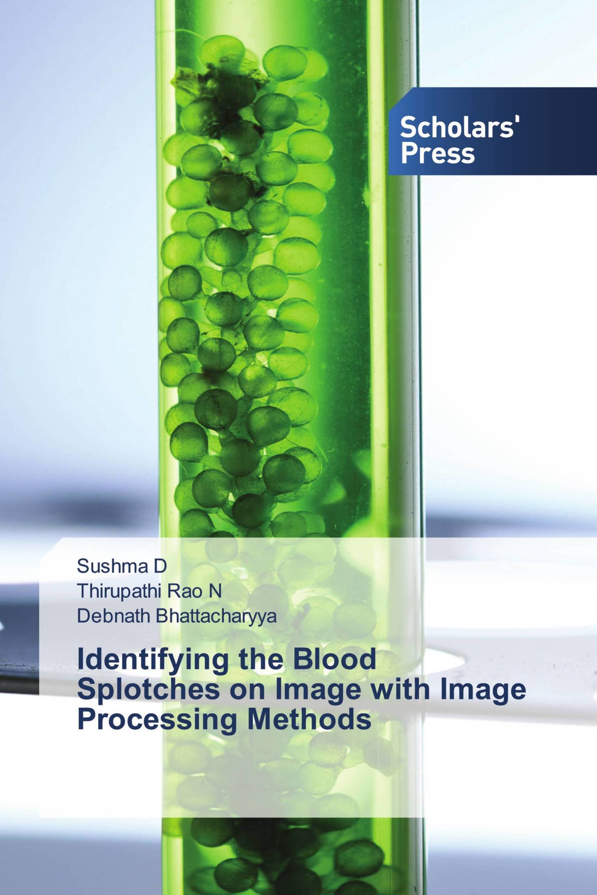 Identifying the Blood Splotches on Image with Image Processing Methods