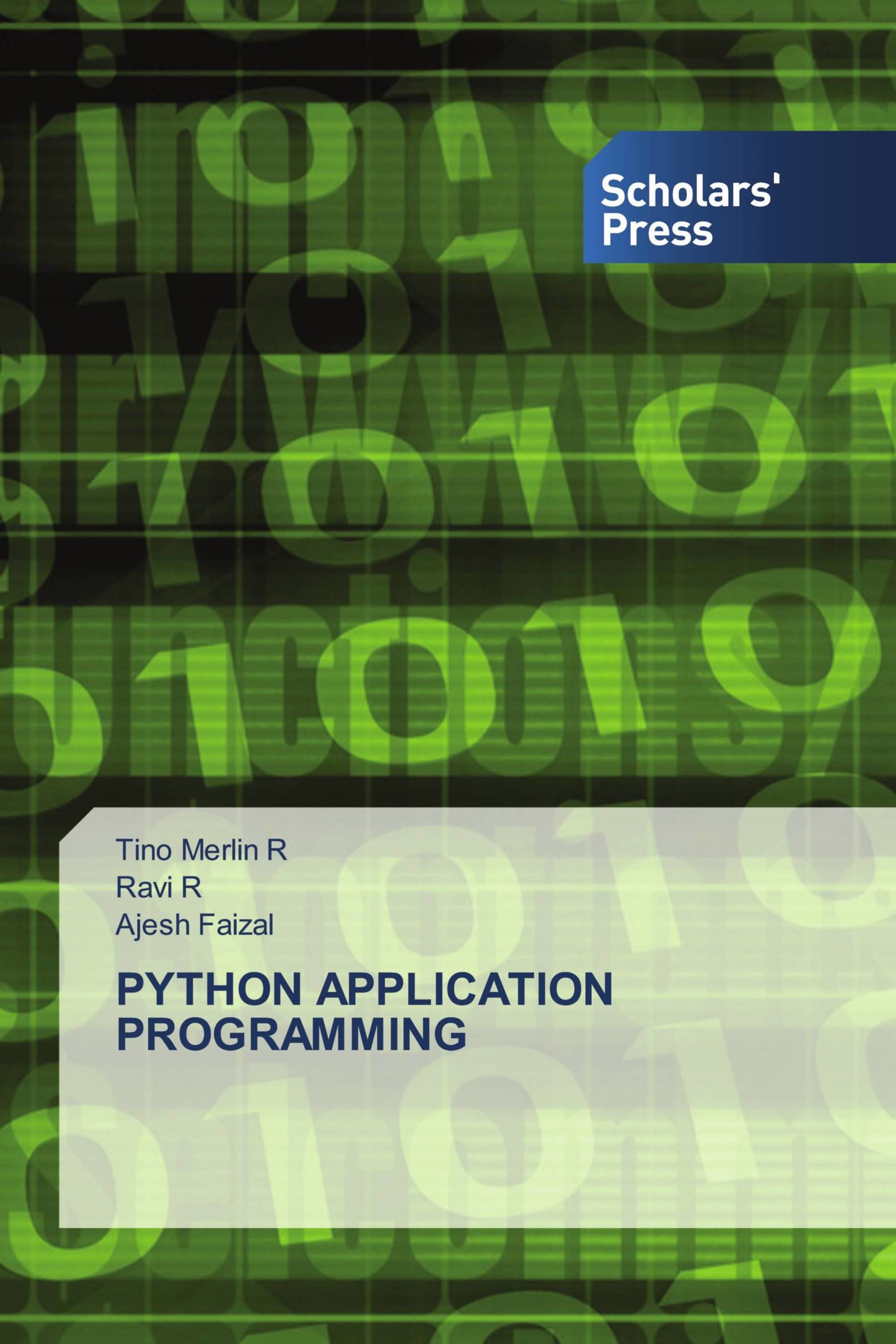 PYTHON APPLICATION PROGRAMMING