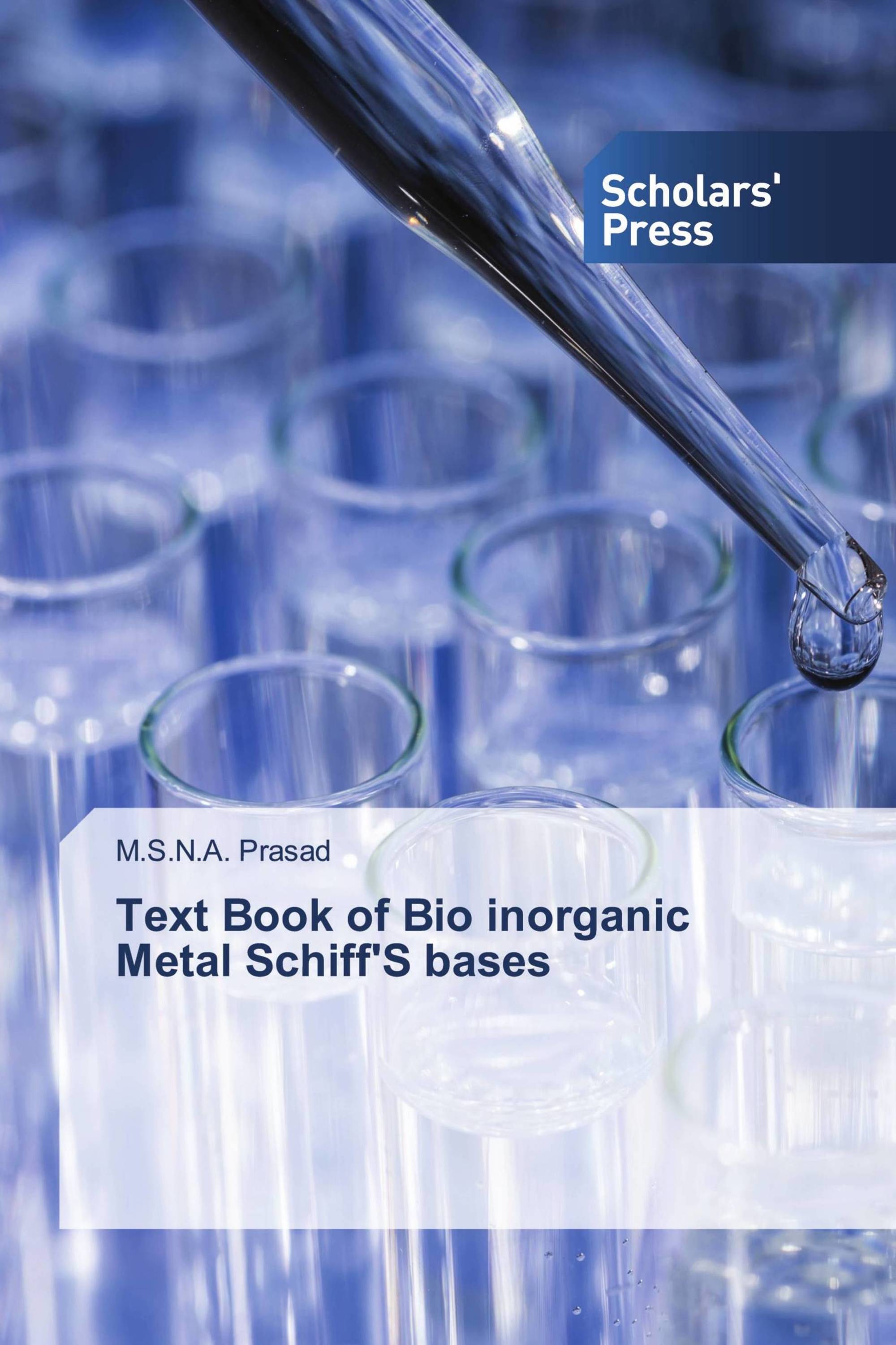 Text Book of Bio inorganic Metal Schiff'S bases