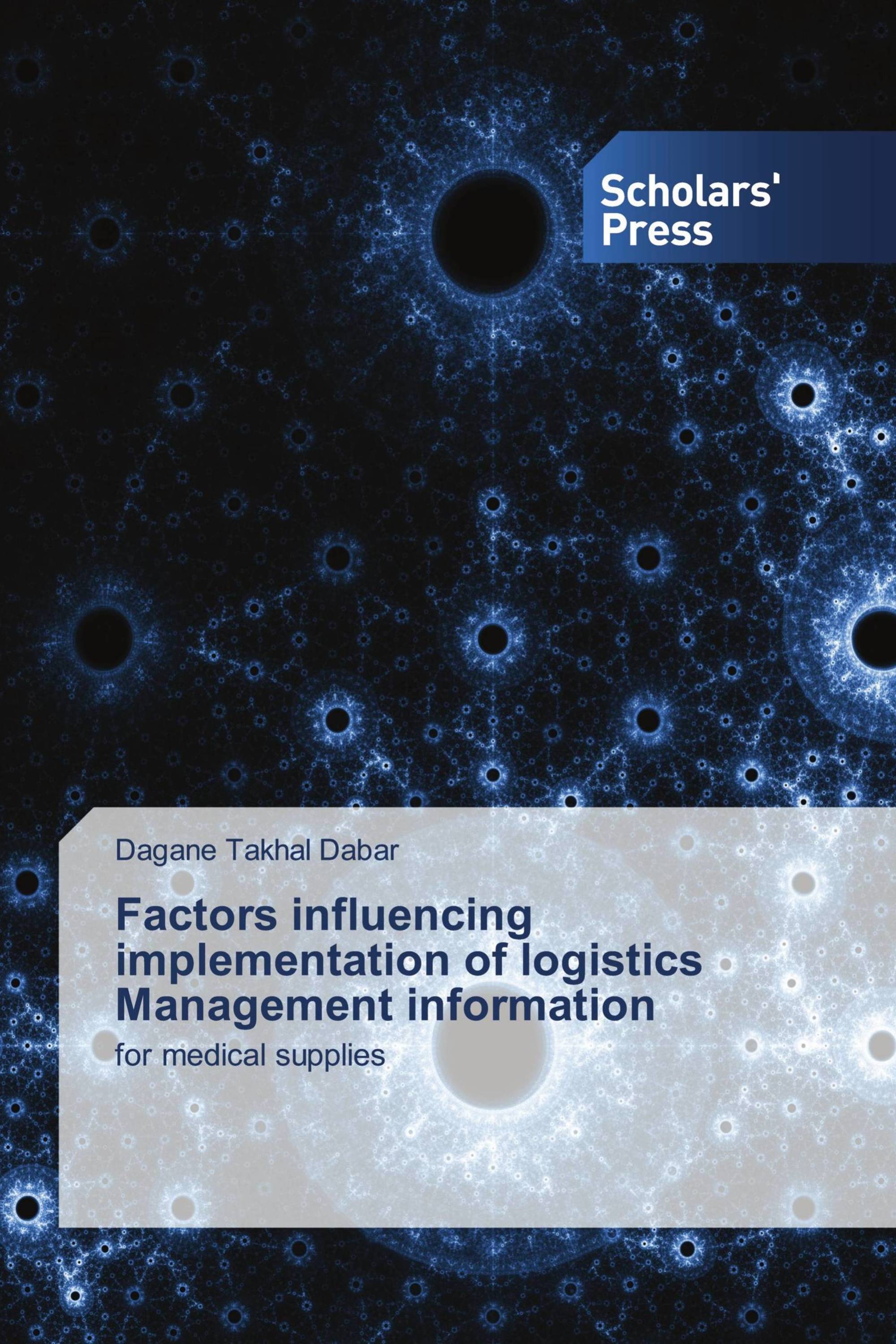 Factors influencing implementation of logistics Management information