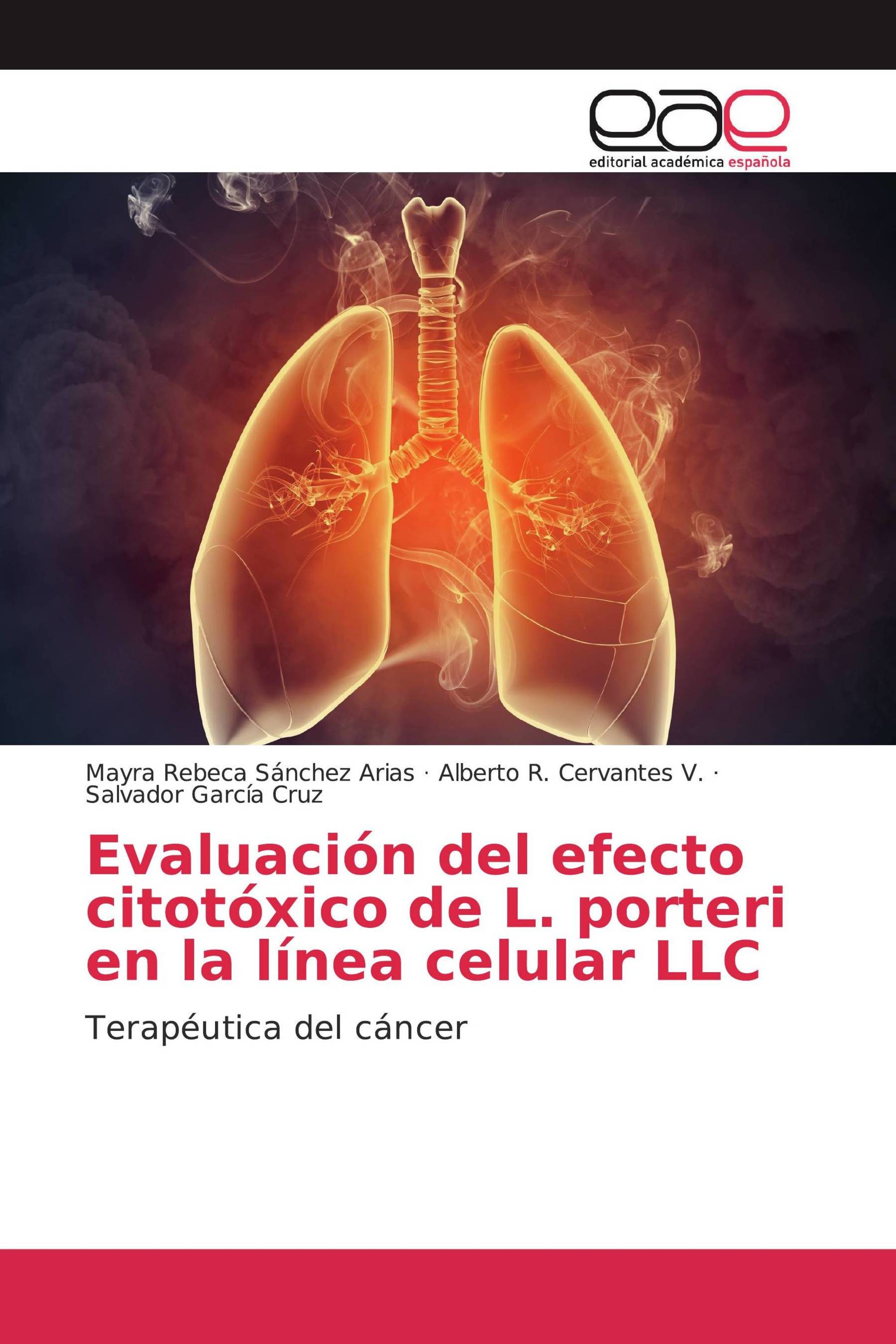 Evaluación del efecto citotóxico de L. porteri en la línea celular LLC