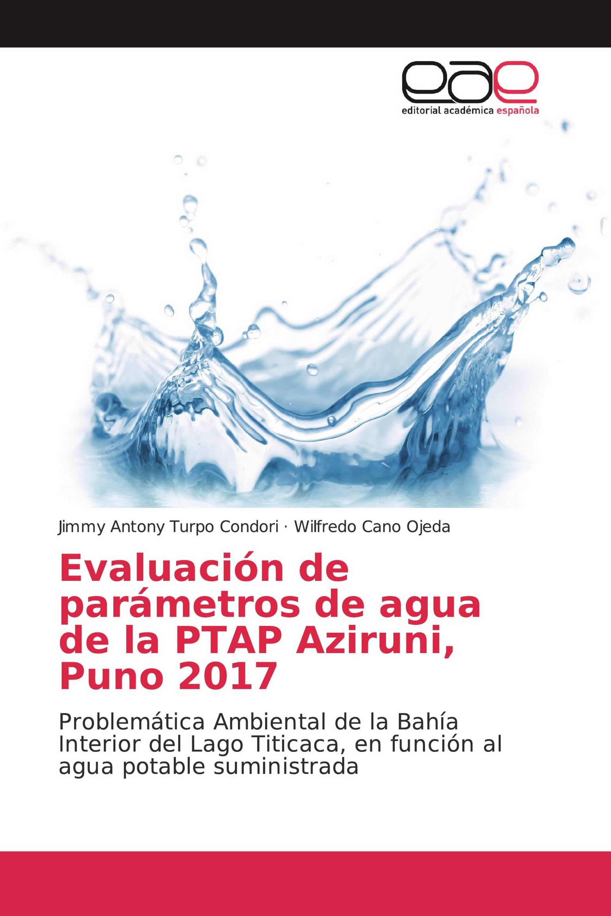 Evaluación de parámetros de agua de la PTAP Aziruni, Puno 2017