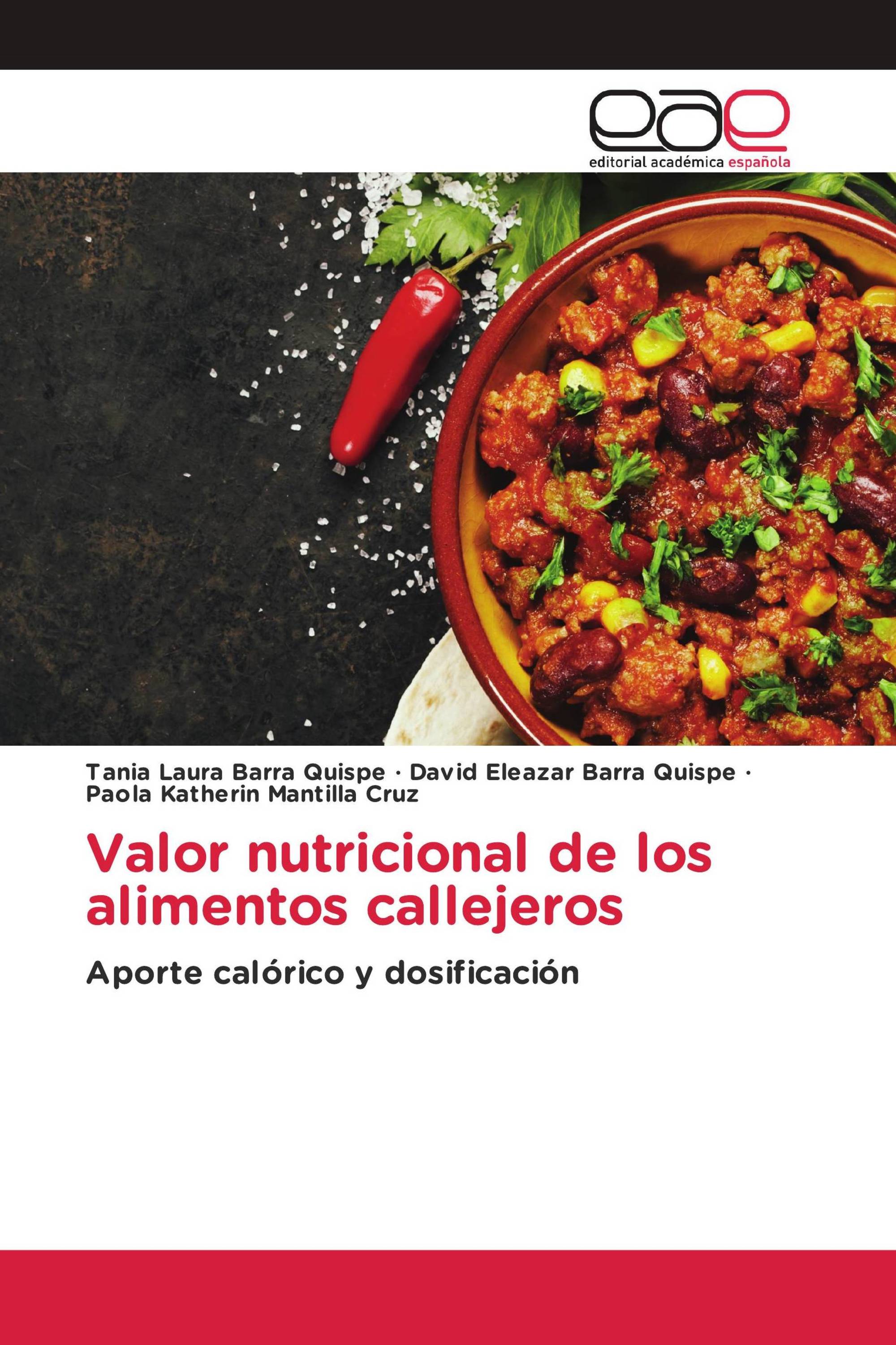 Valor nutricional de los alimentos callejeros