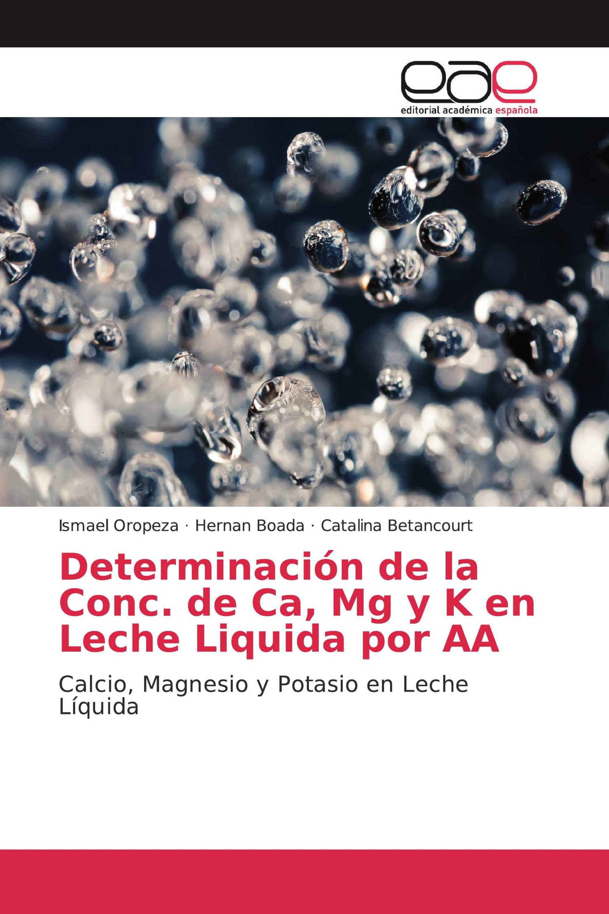 Determinación de la Conc. de Ca, Mg y K en Leche Liquida por AA