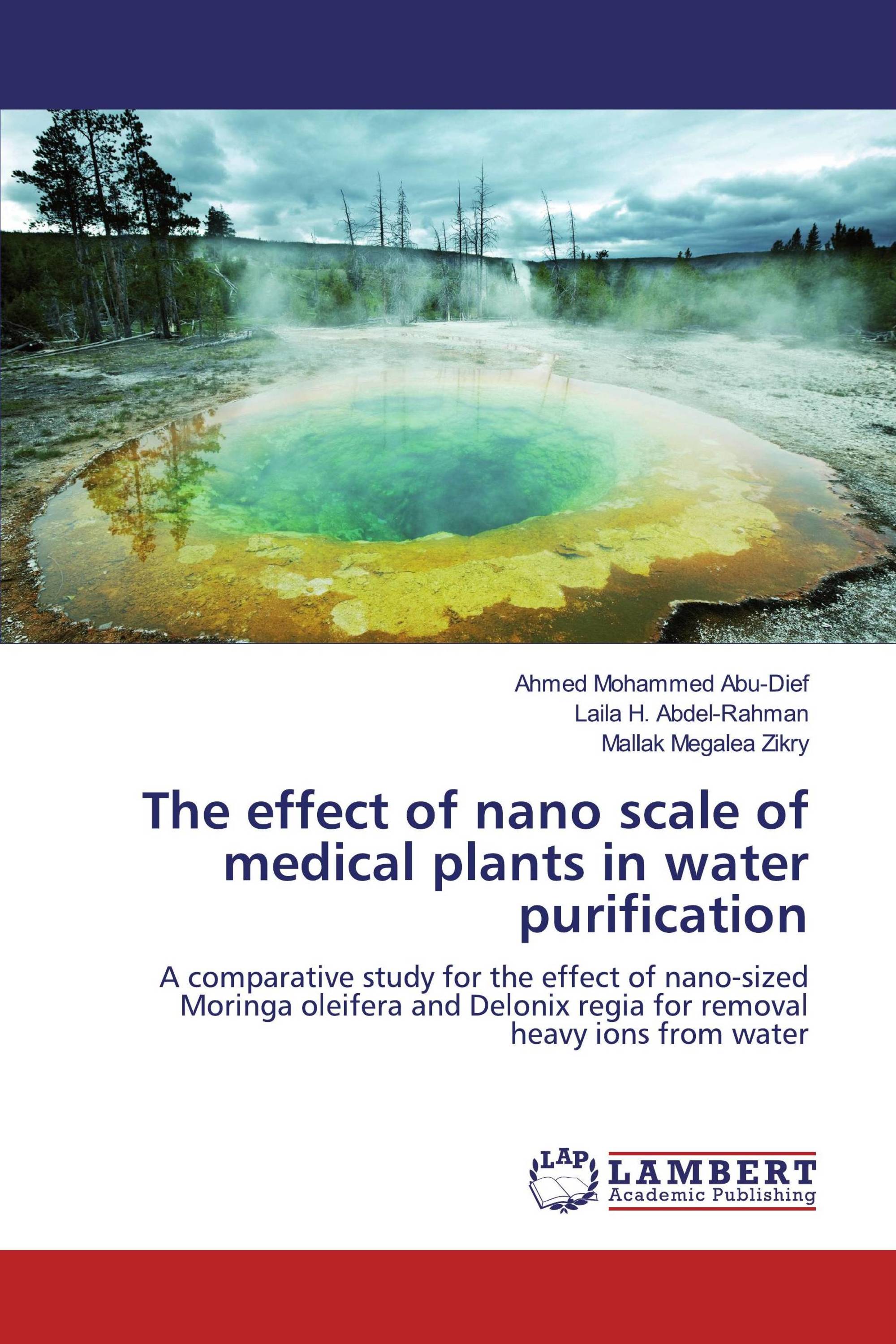 The effect of nano scale of medical plants in water purification