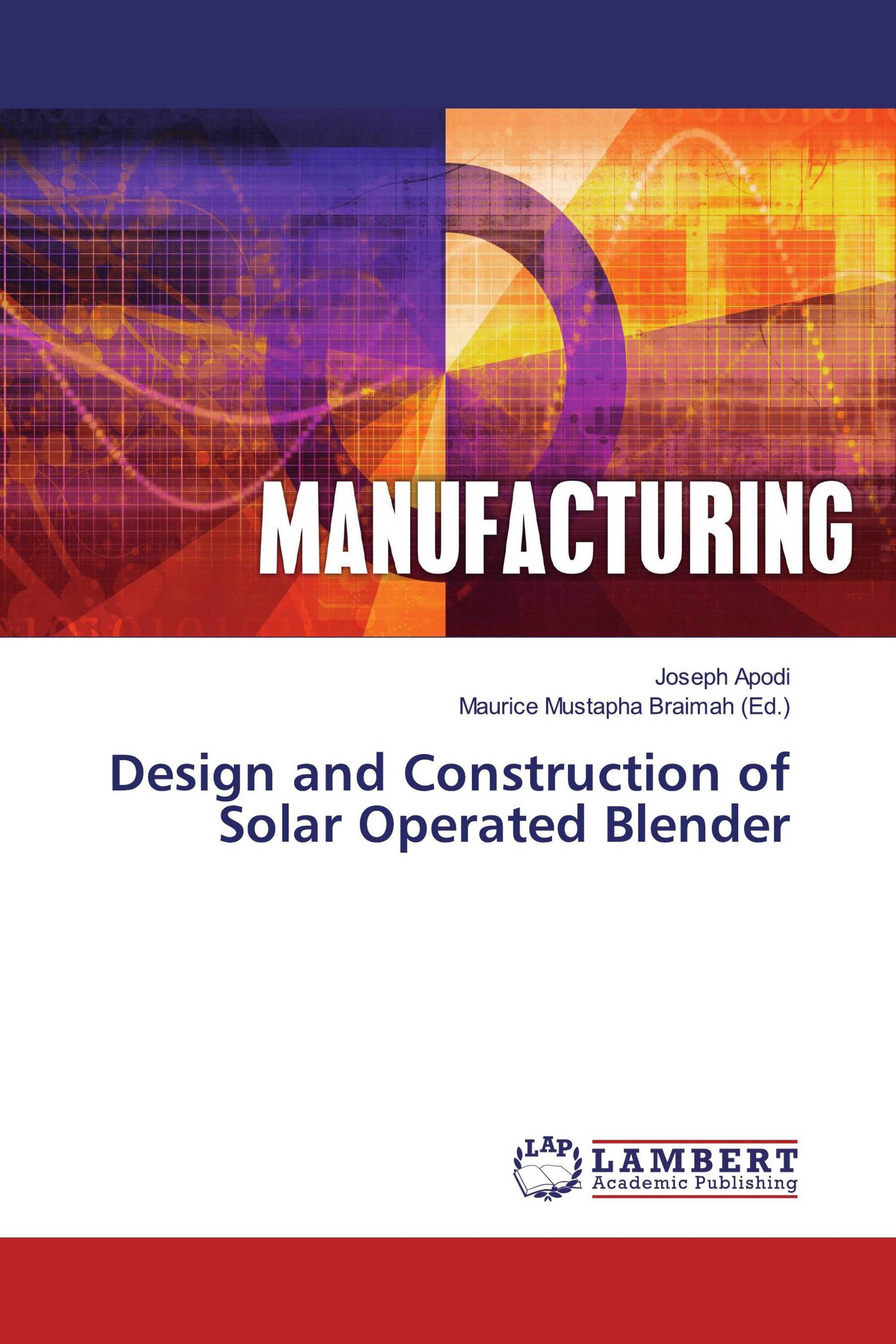 Design and Construction of Solar Operated Blender