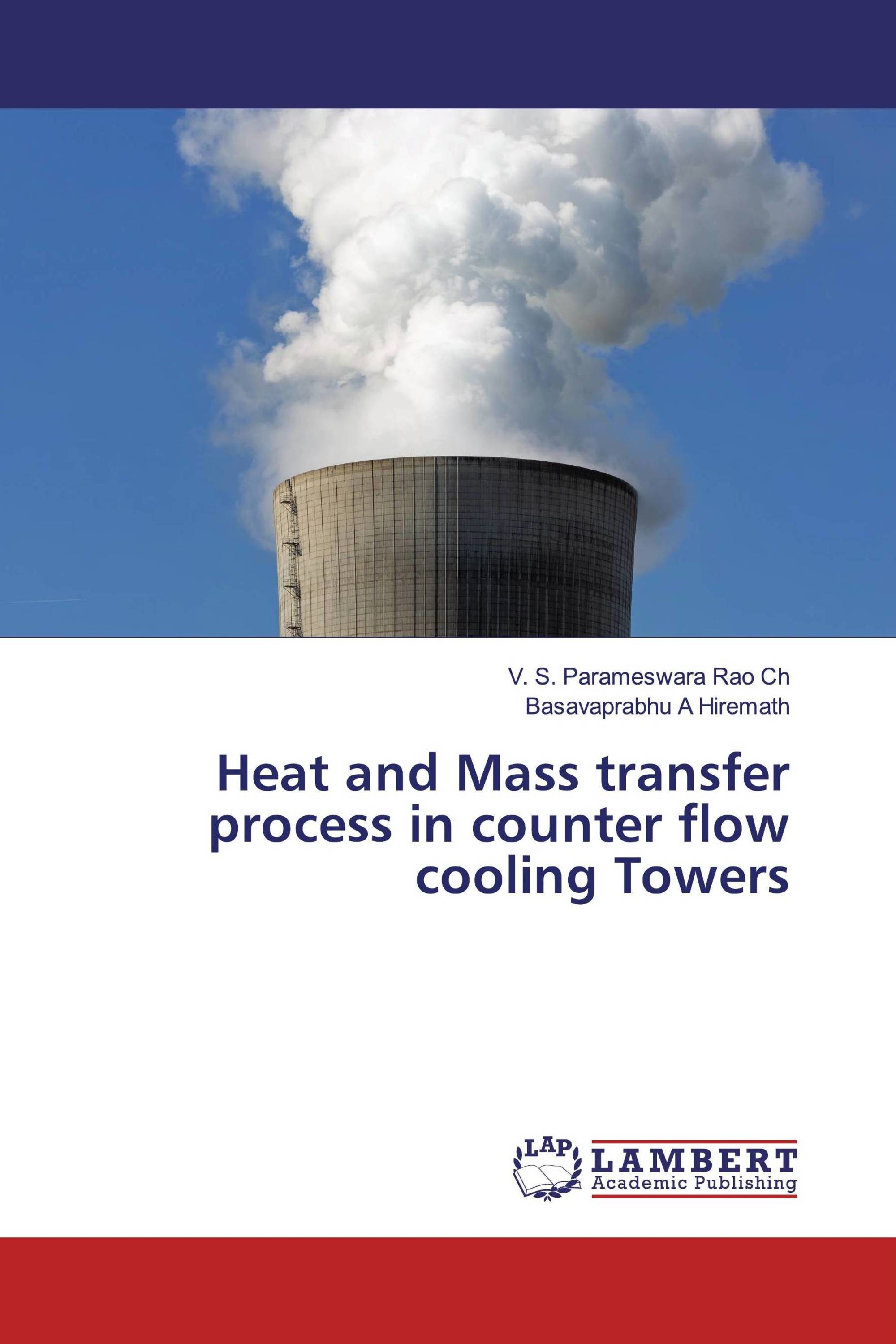 Heat and Mass transfer process in counter flow cooling Towers