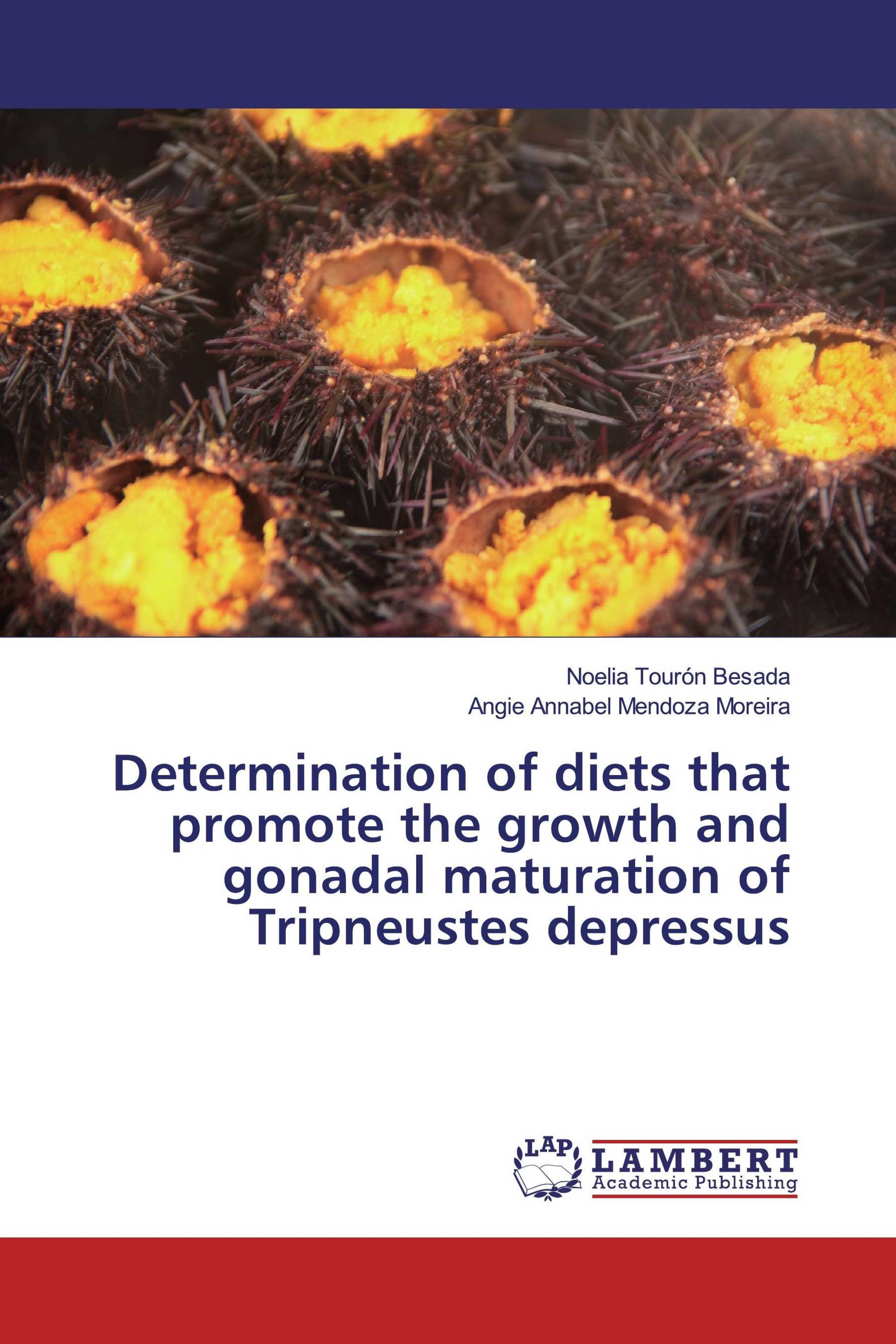 Determination of diets that promote the growth and gonadal maturation of Tripneustes depressus