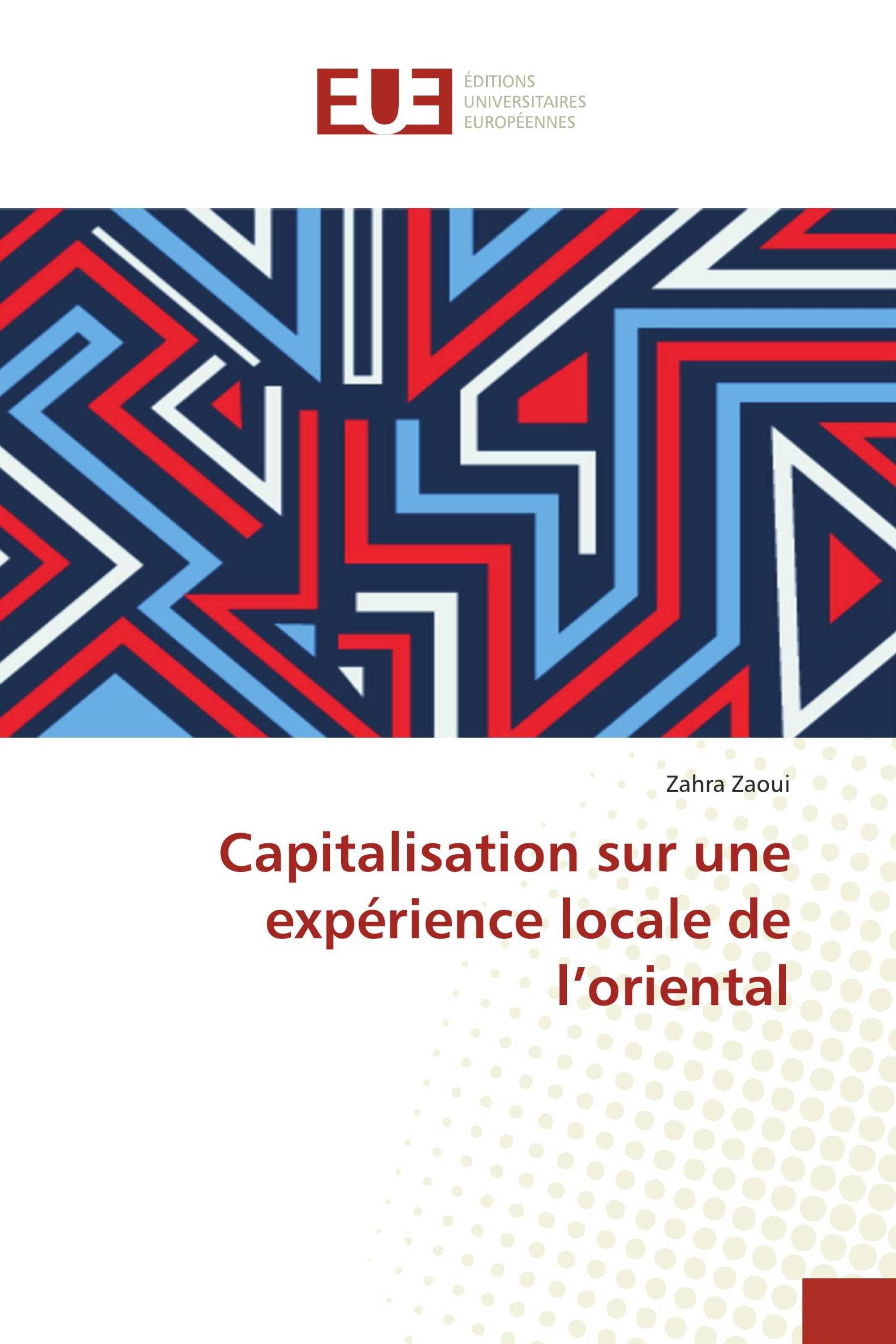 Capitalisation sur une expérience locale de l’oriental