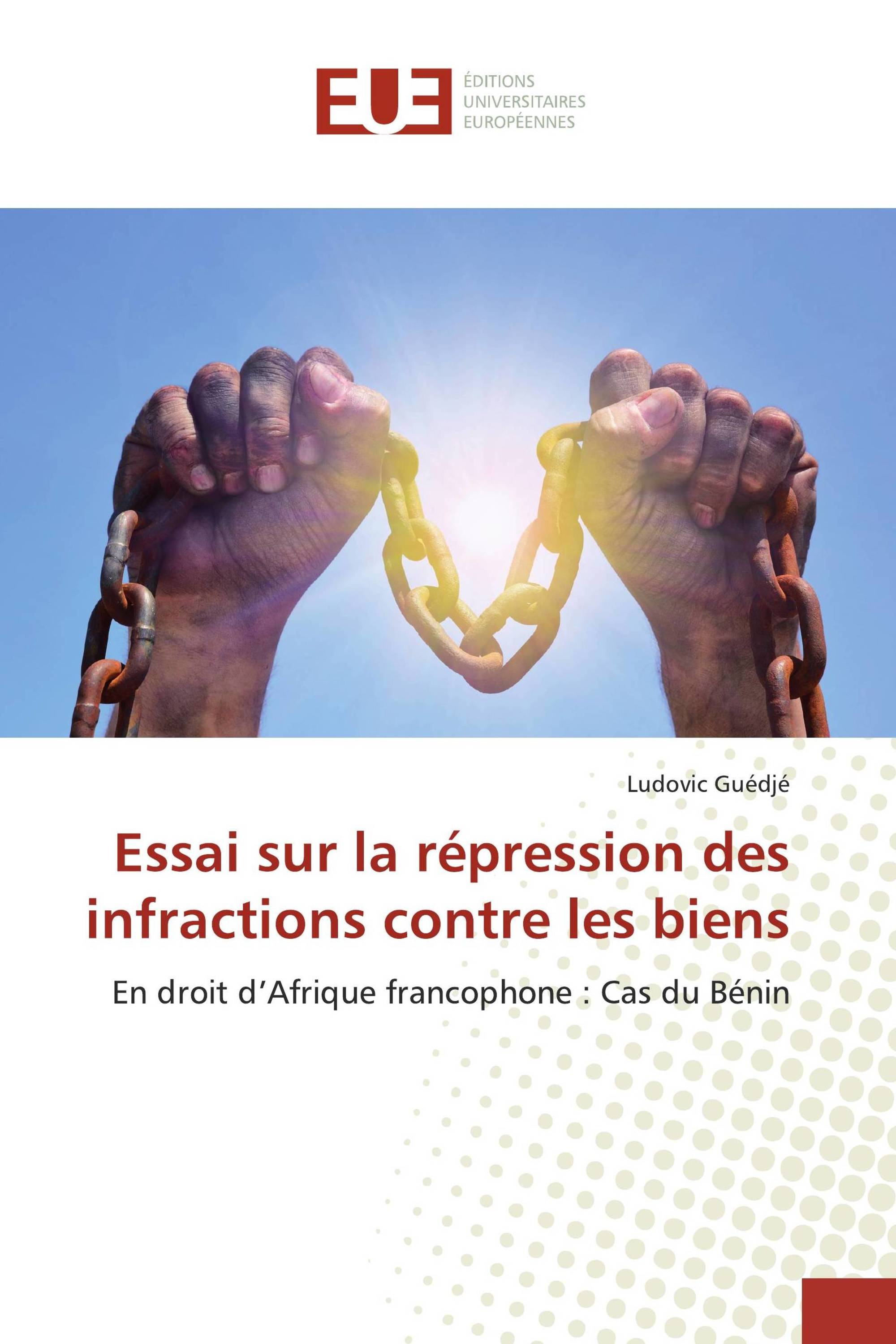 Essai sur la répression des infractions contre les biens