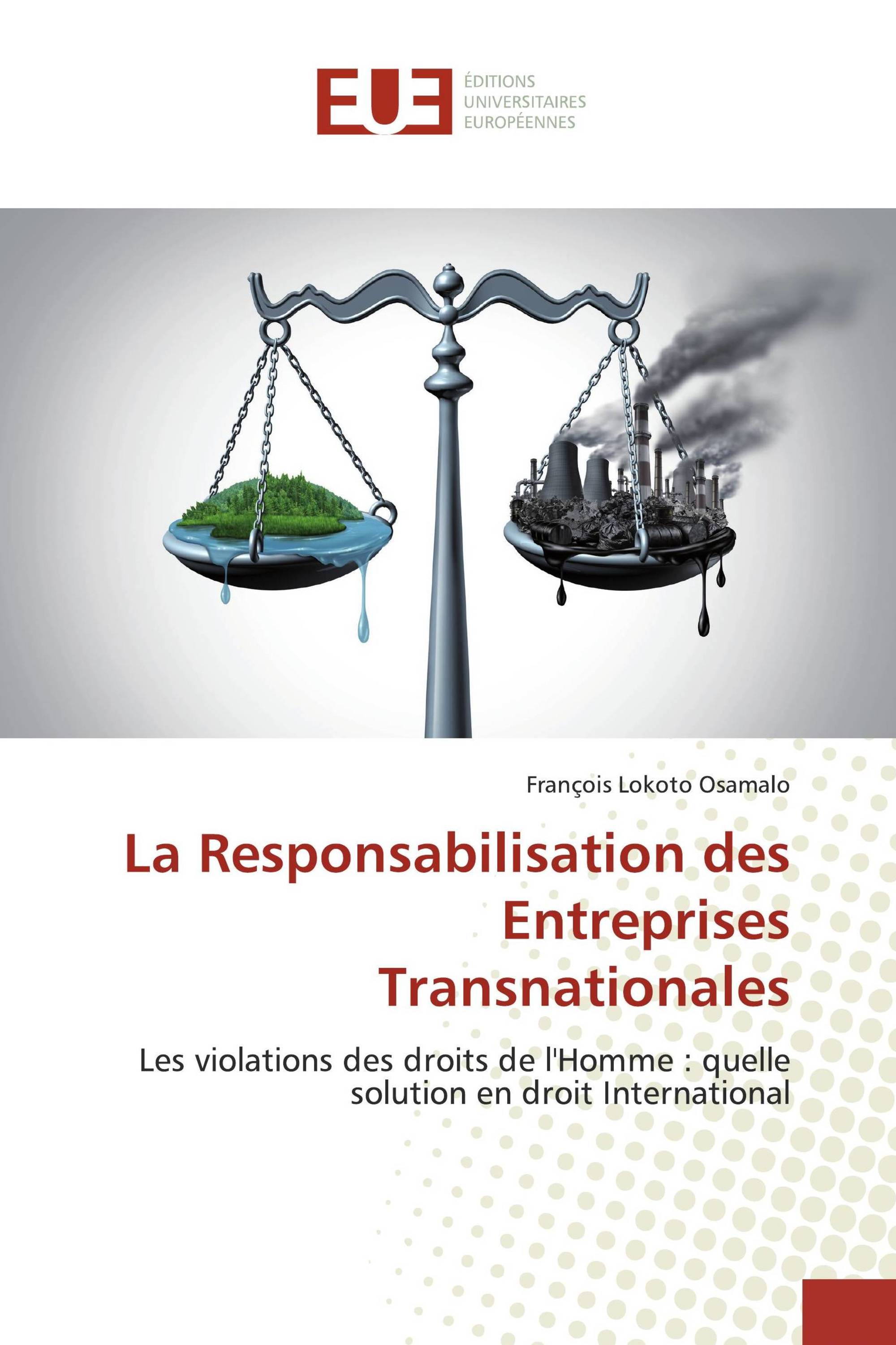 La Responsabilisation des Entreprises Transnationales