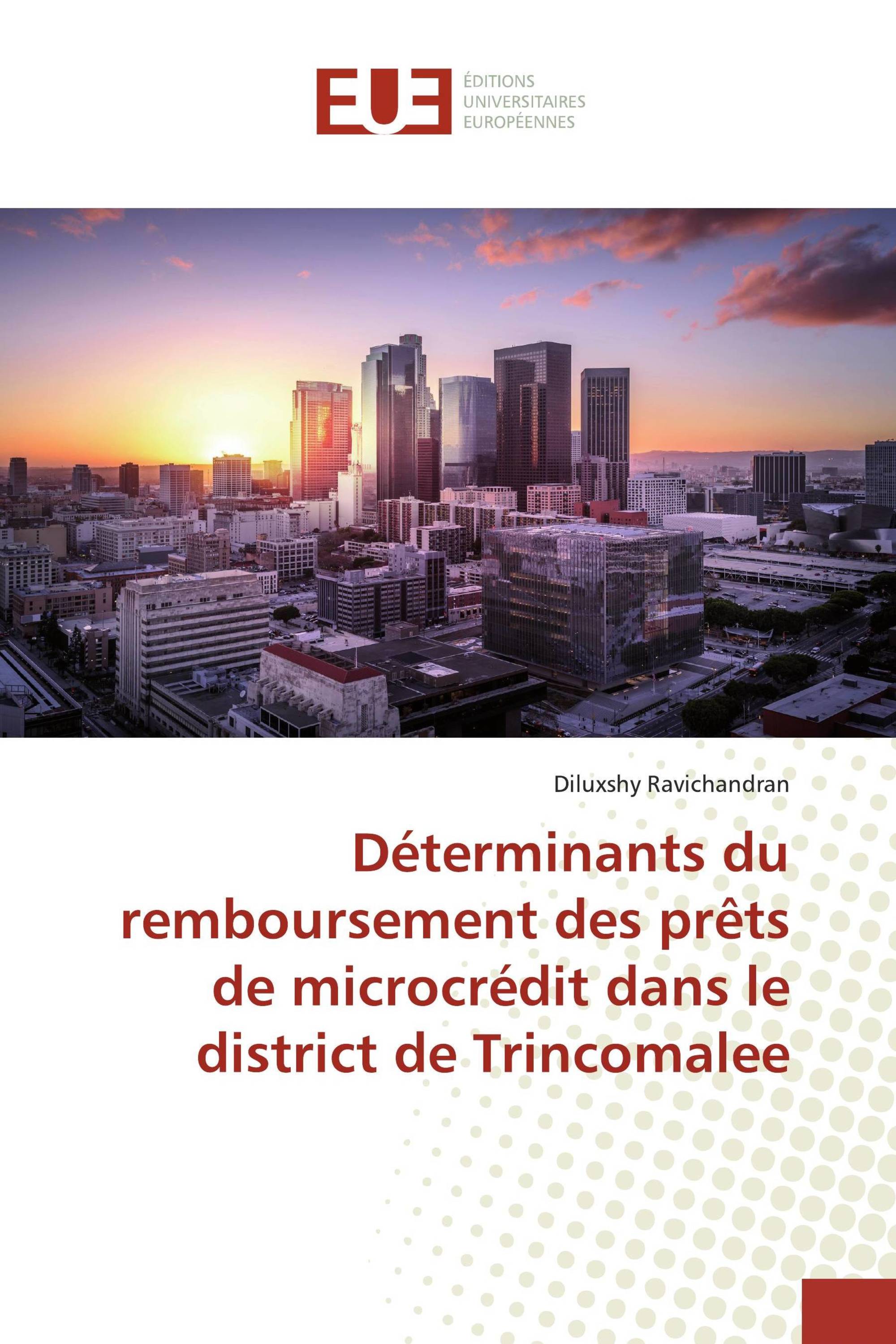 Déterminants du remboursement des prêts de microcrédit dans le district de Trincomalee