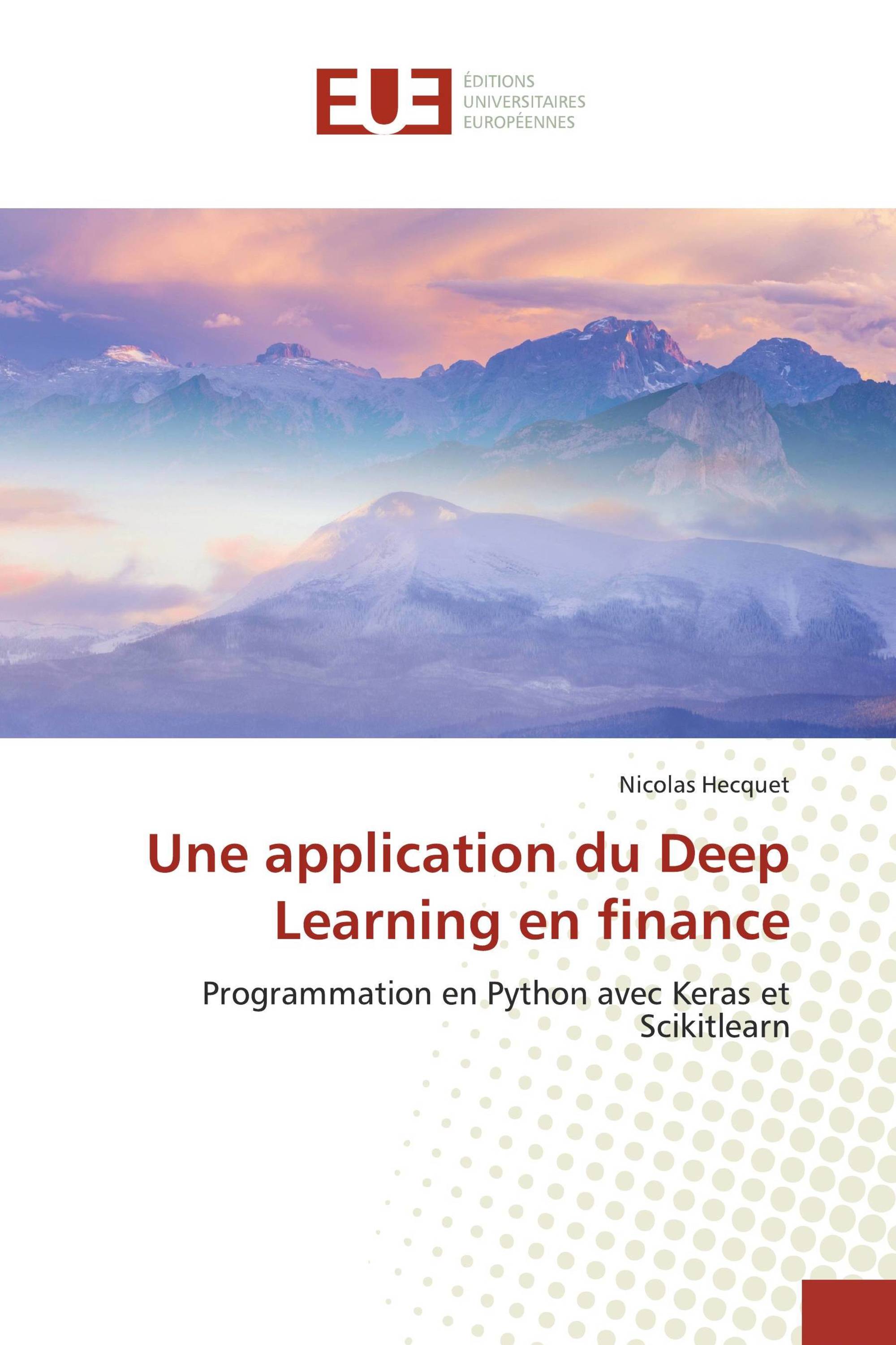 Une application du Deep Learning en finance