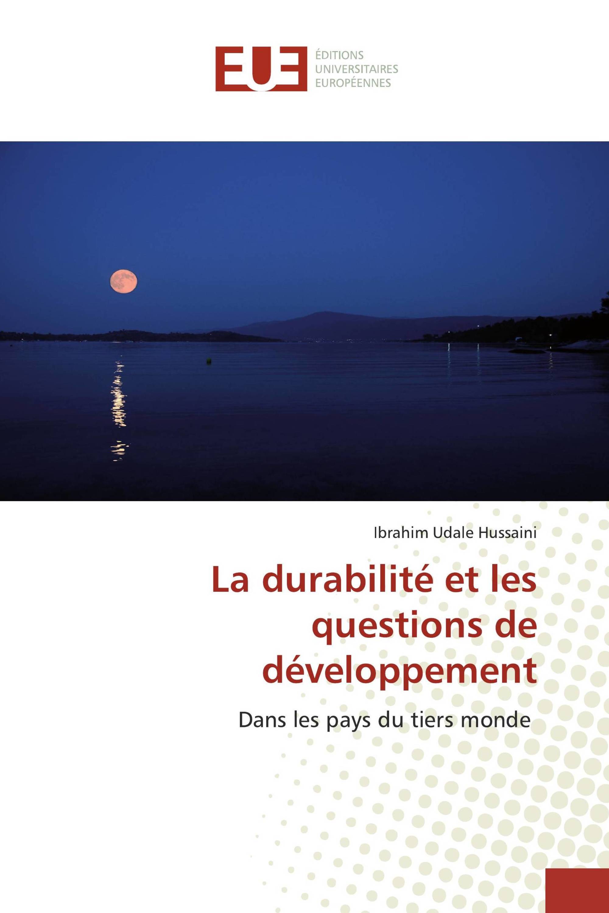 La durabilité et les questions de développement