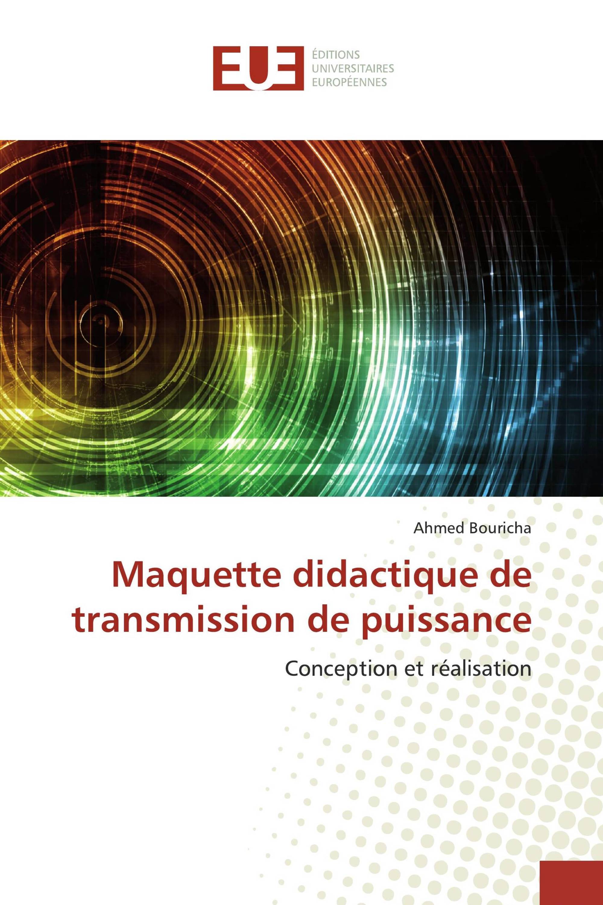 Maquette didactique de transmission de puissance