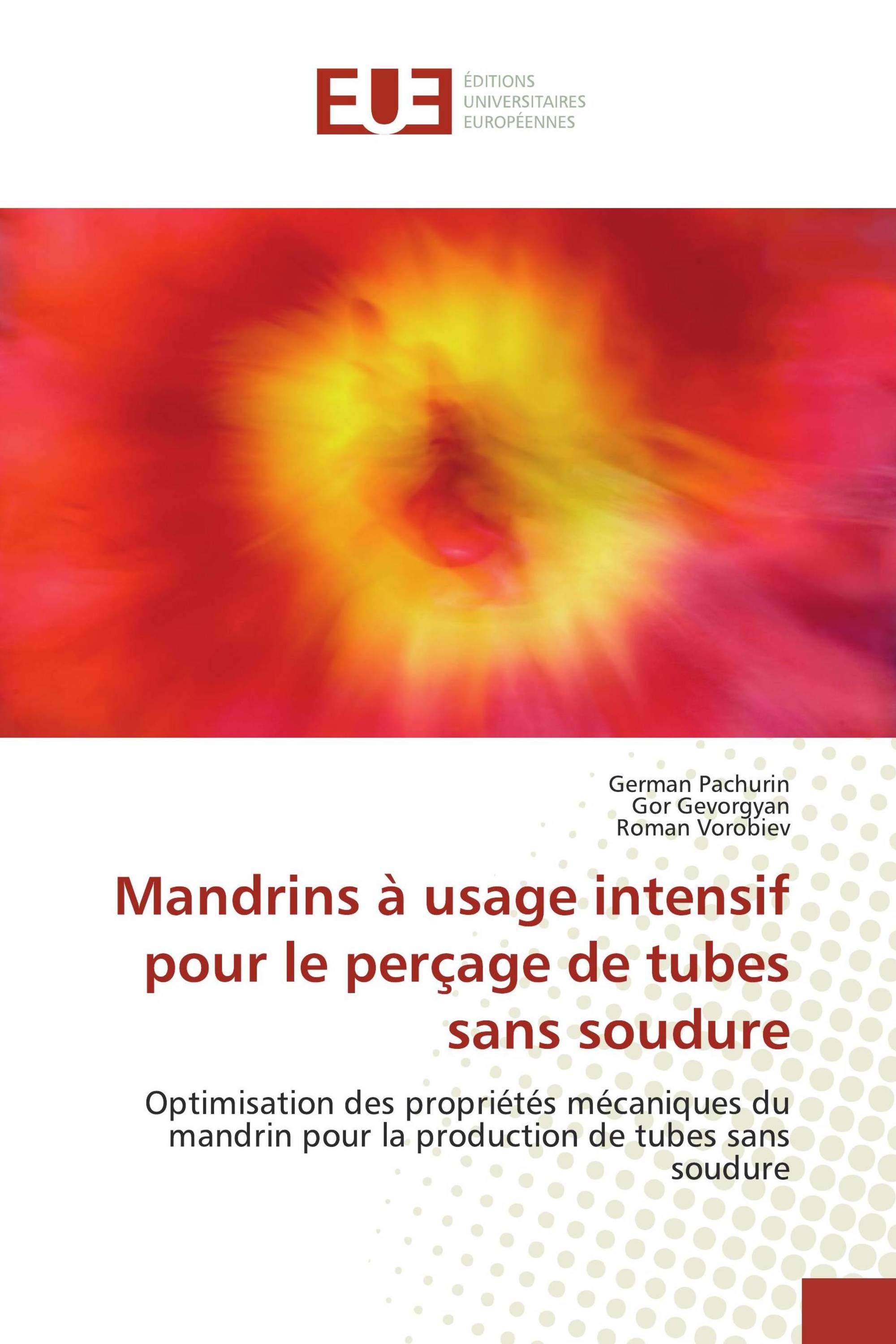 Mandrins à usage intensif pour le perçage de tubes sans soudure