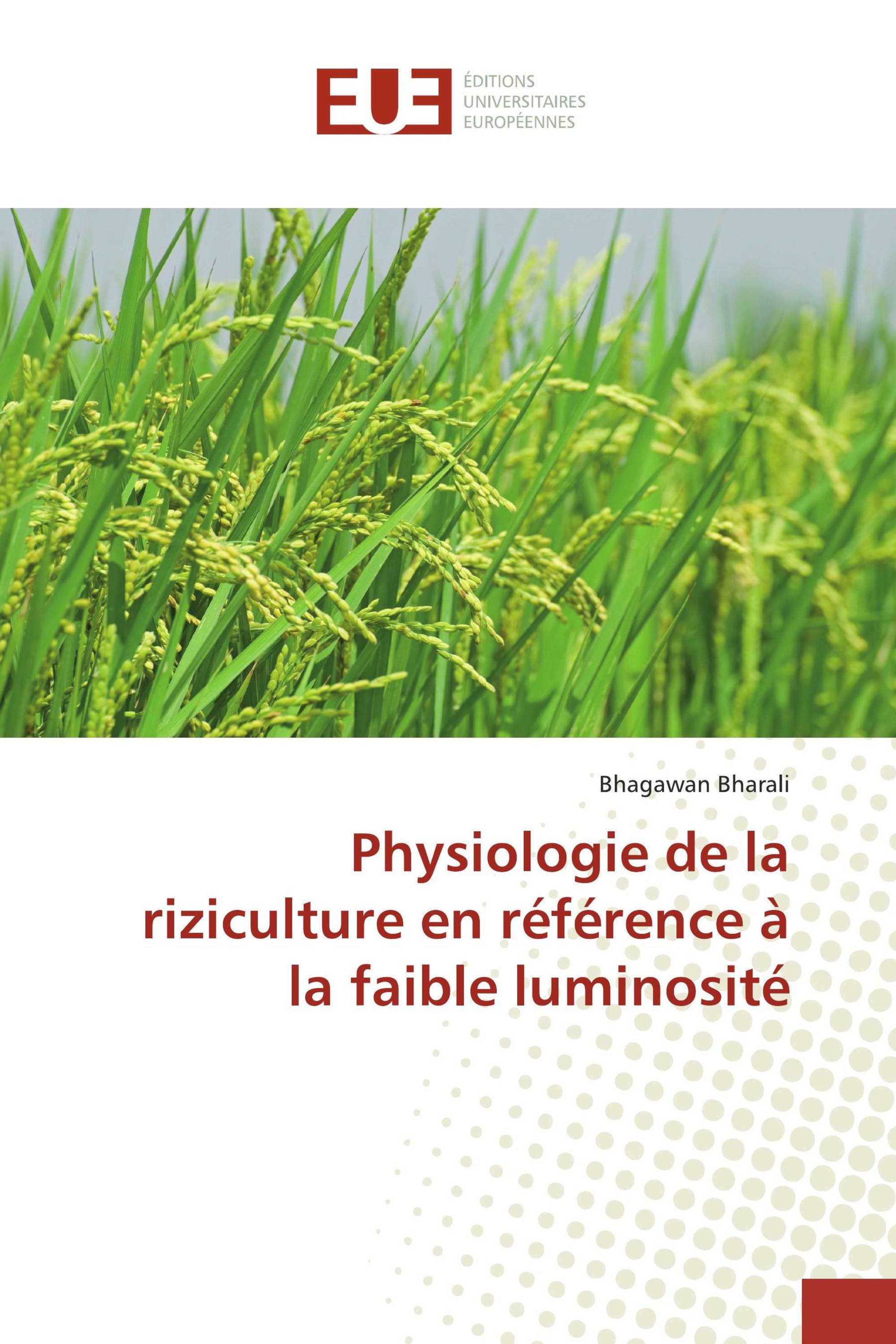 Physiologie de la riziculture en référence à la faible luminosité