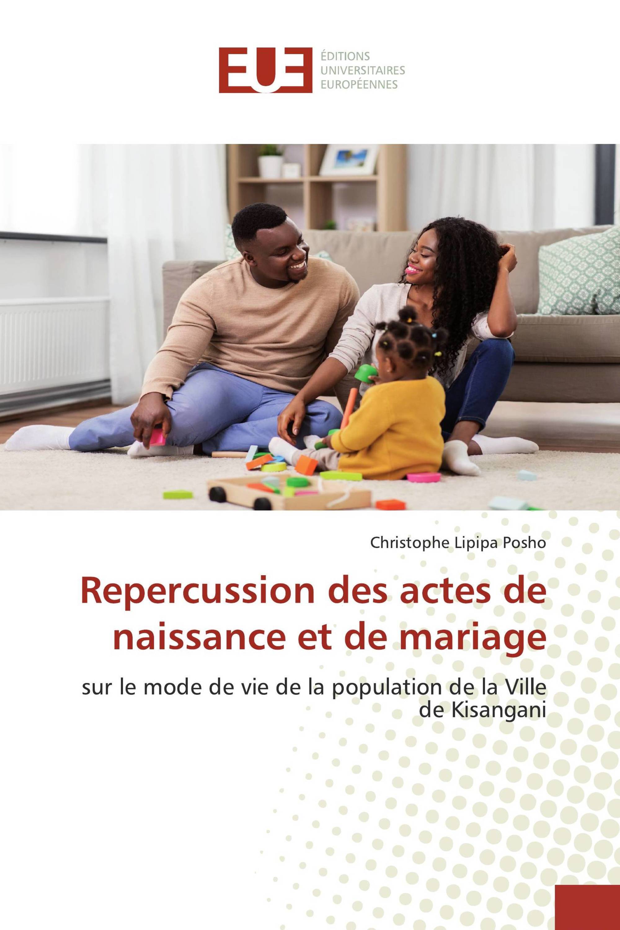 Repercussion des actes de naissance et de mariage