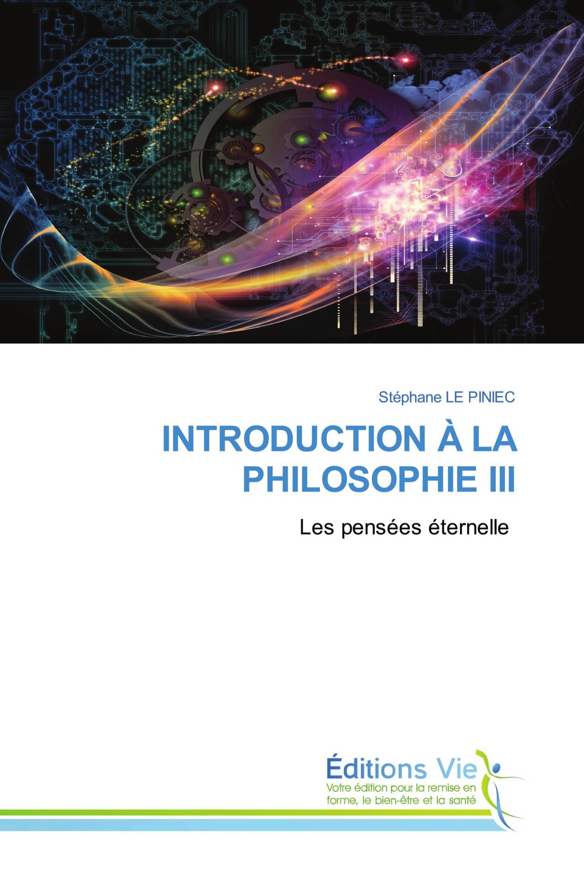 INTRODUCTION À LA PHILOSOPHIE III