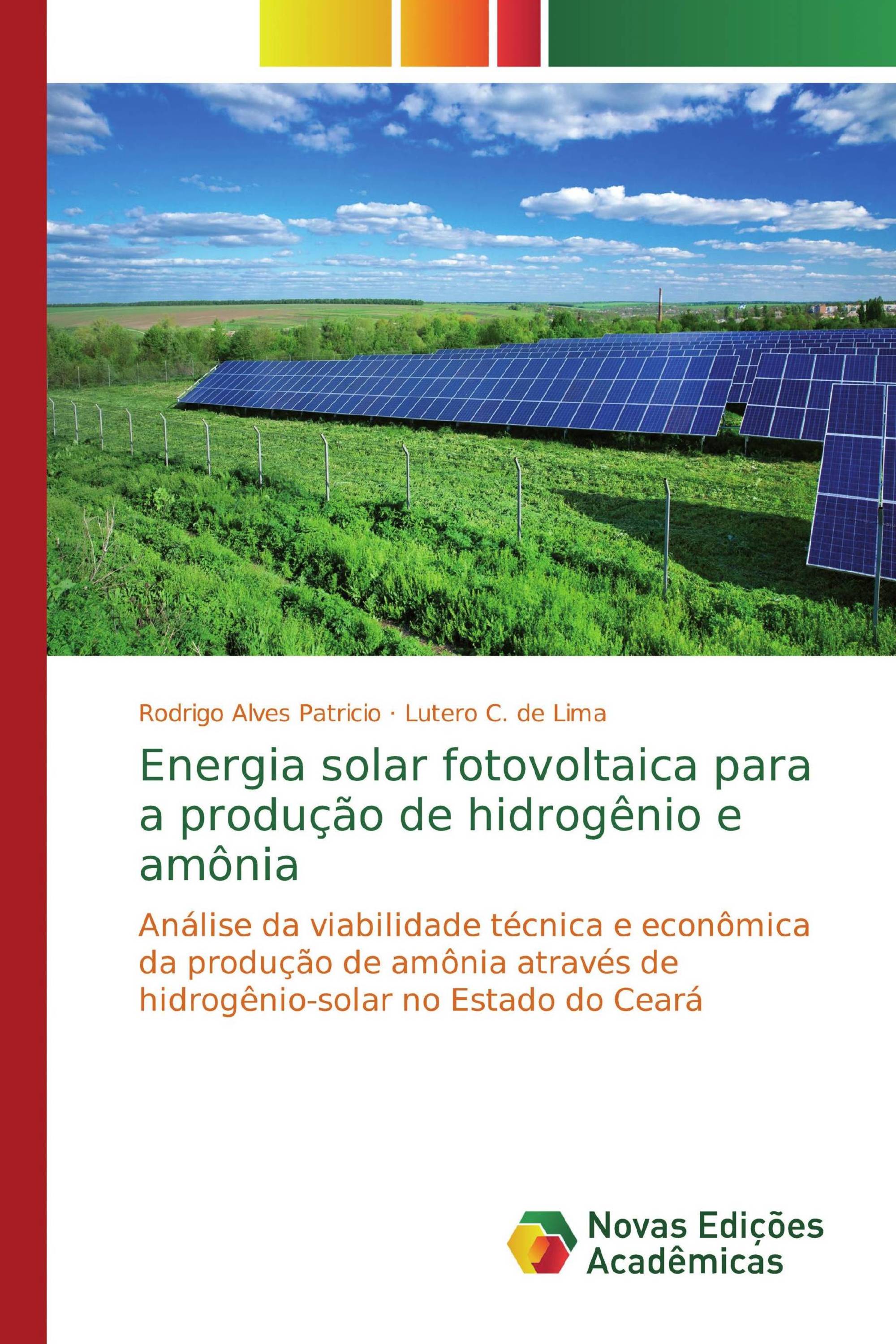 Energia solar fotovoltaica para a produção de hidrogênio e amônia