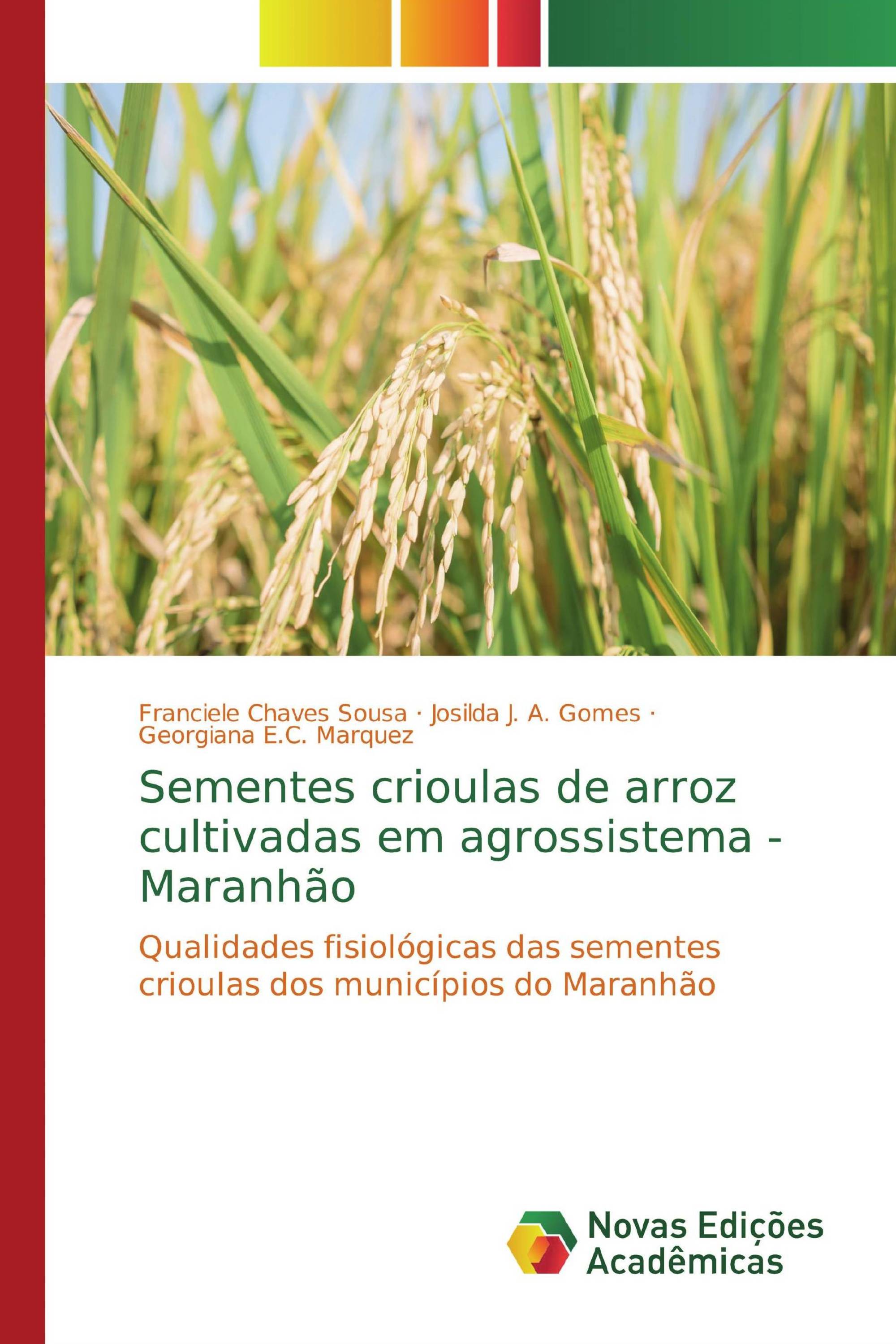 Sementes crioulas de arroz cultivadas em agrossistema - Maranhão