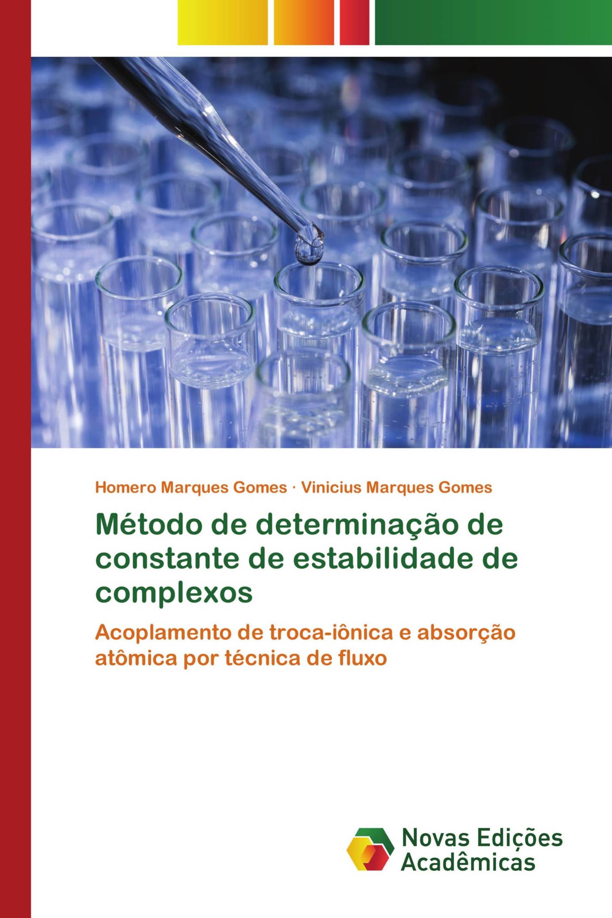 Método de determinação de constante de estabilidade de complexos