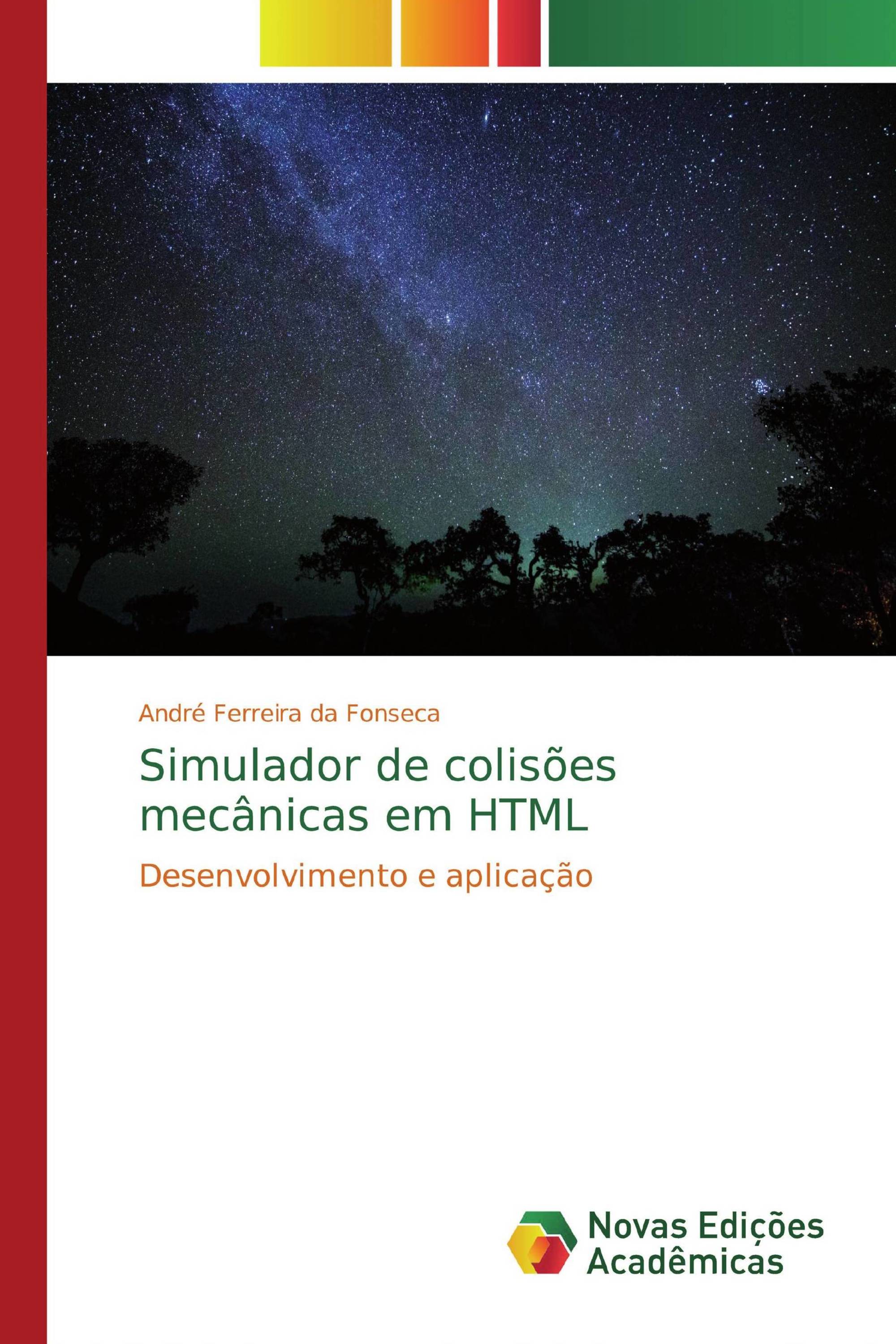 Simulador de colisões mecânicas em HTML