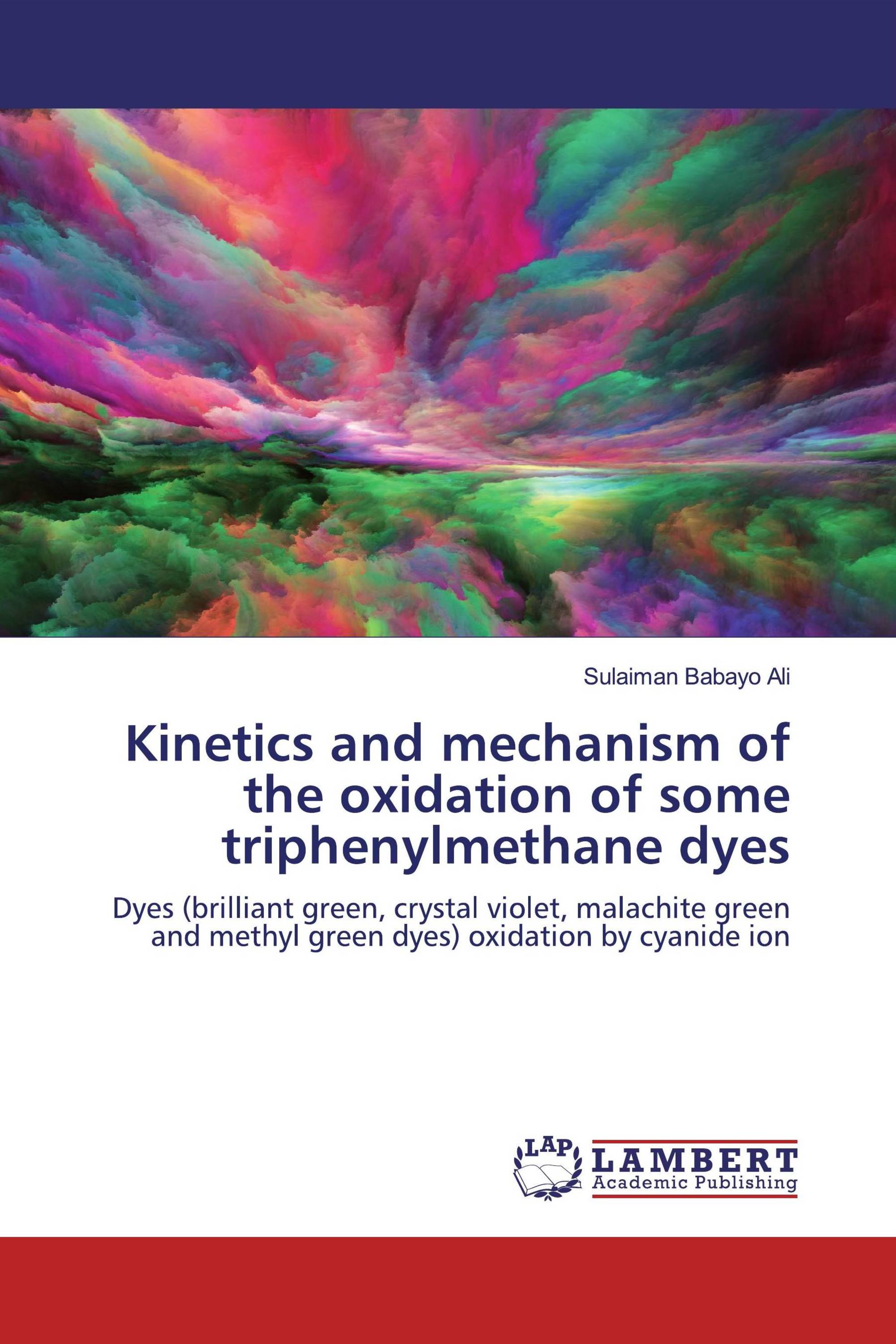 Kinetics and mechanism of the oxidation of some triphenylmethane dyes