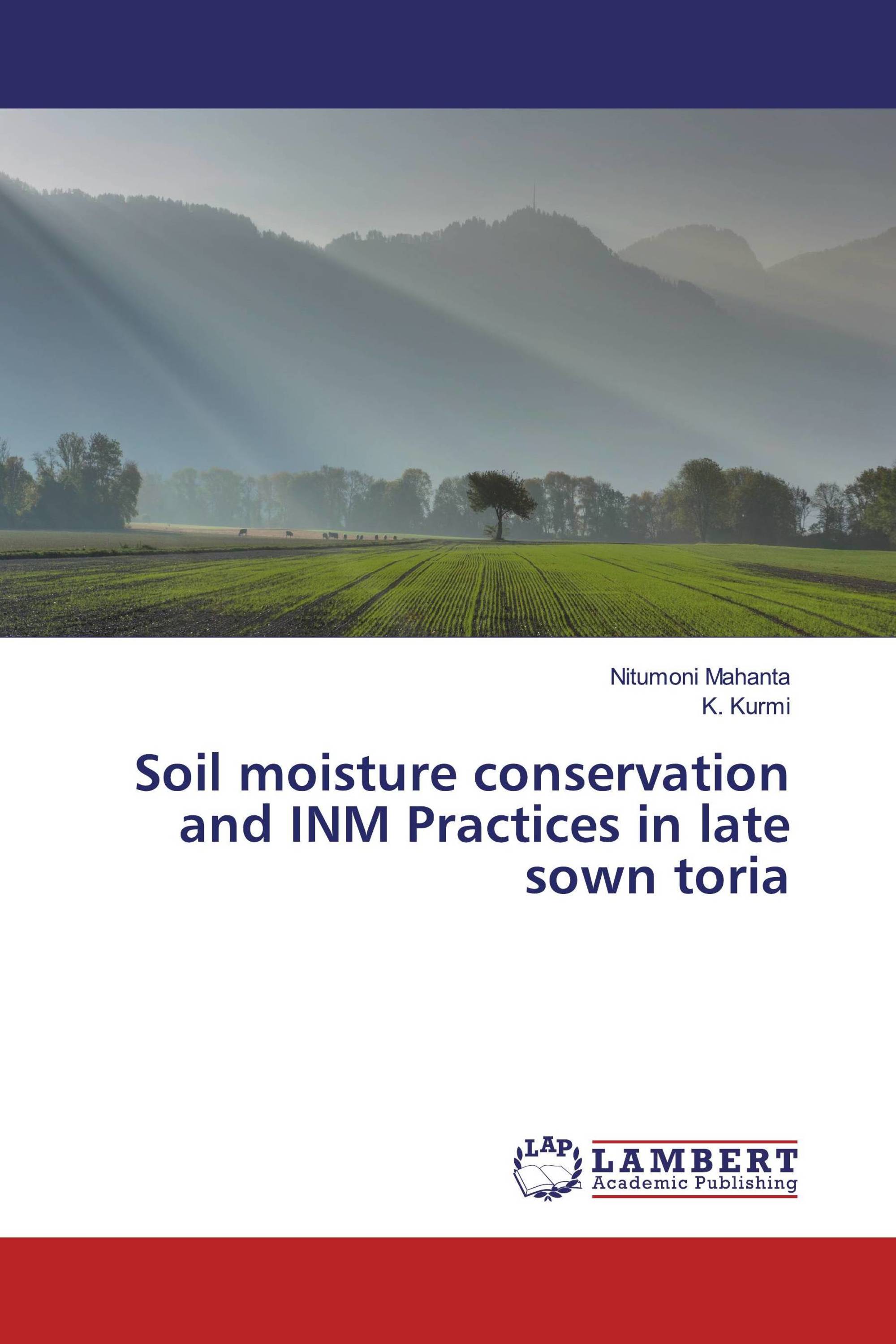 Soil moisture conservation and INM Practices in late sown toria