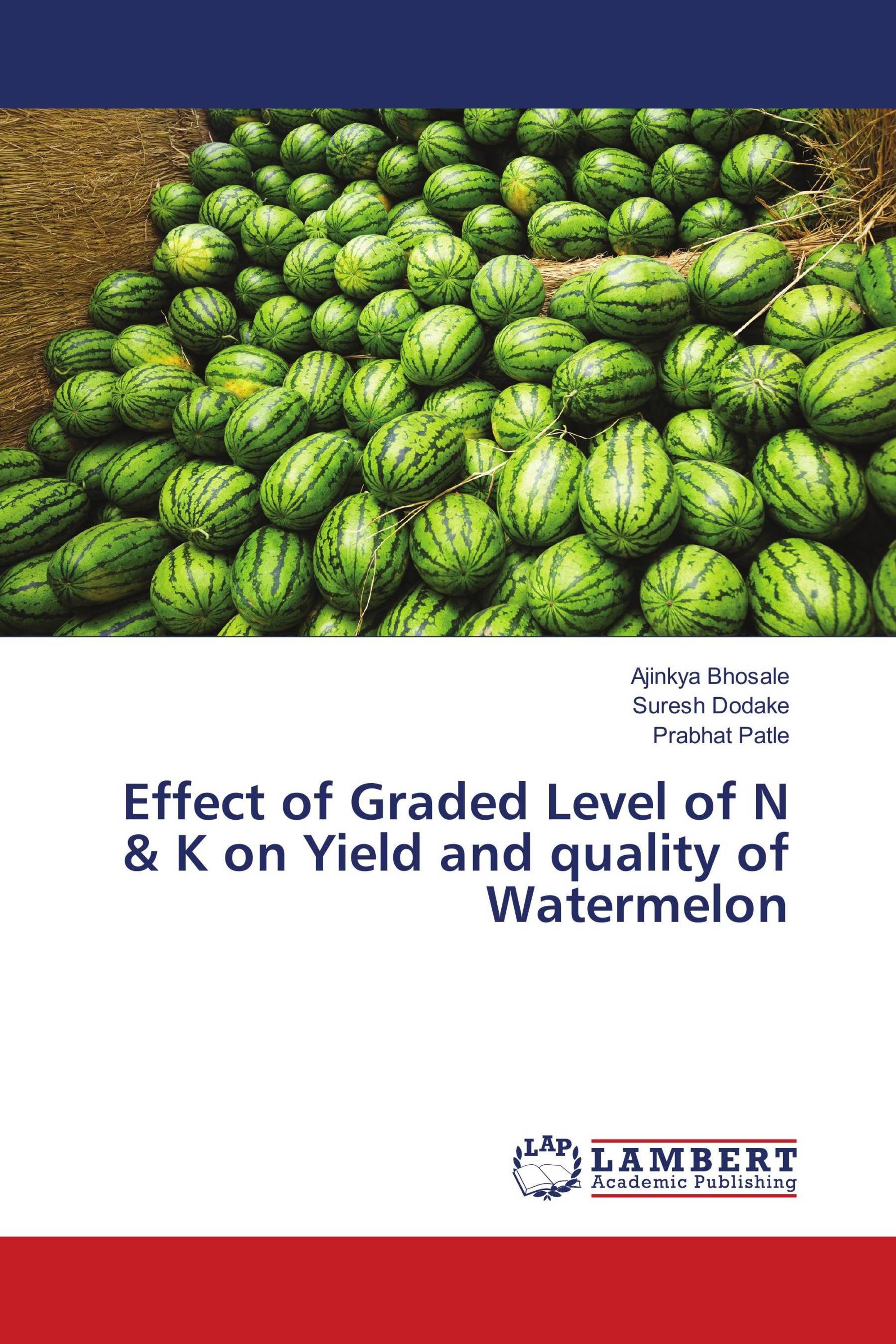 Effect of Graded Level of N & K on Yield and quality of Watermelon