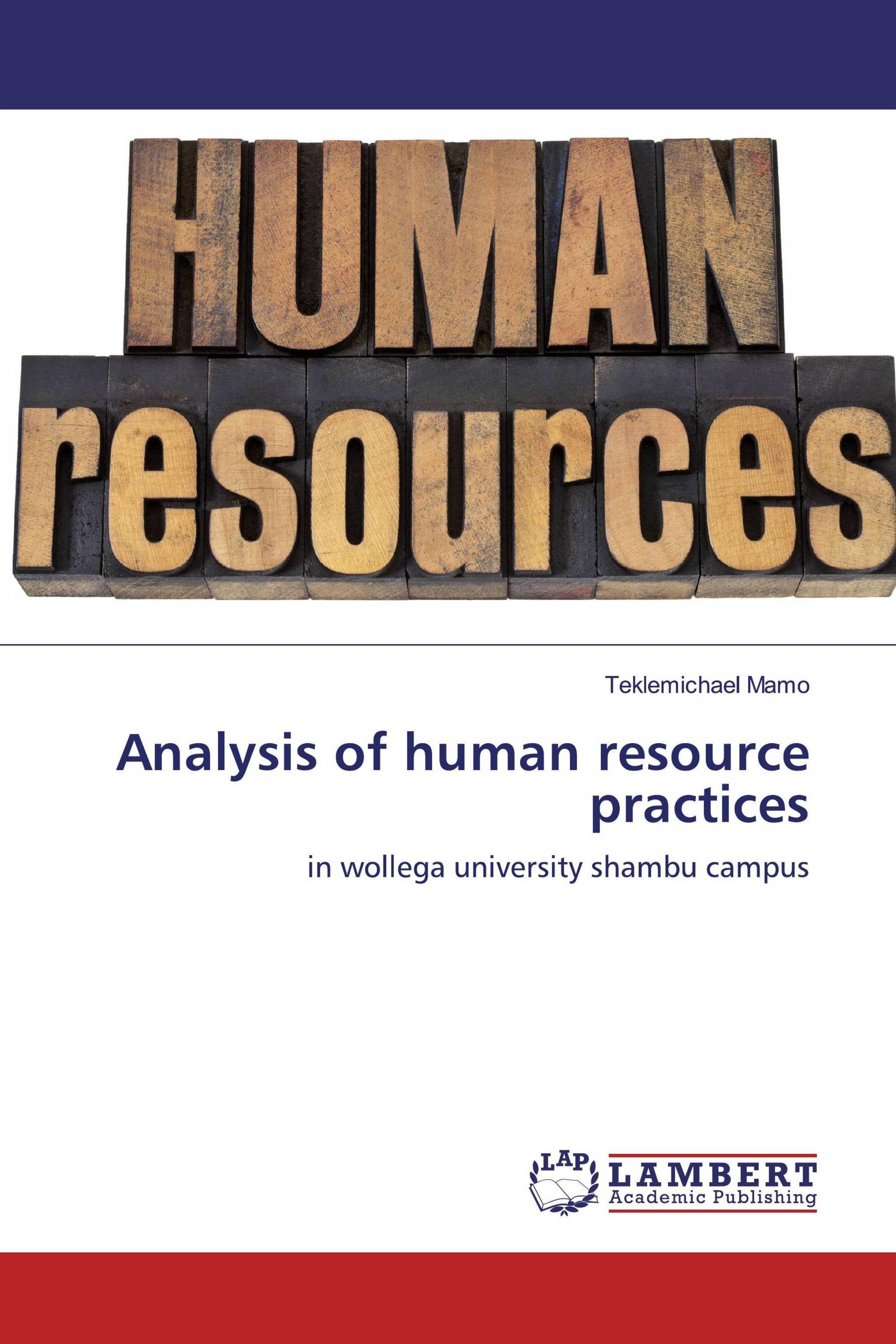 Analysis of human resource practices