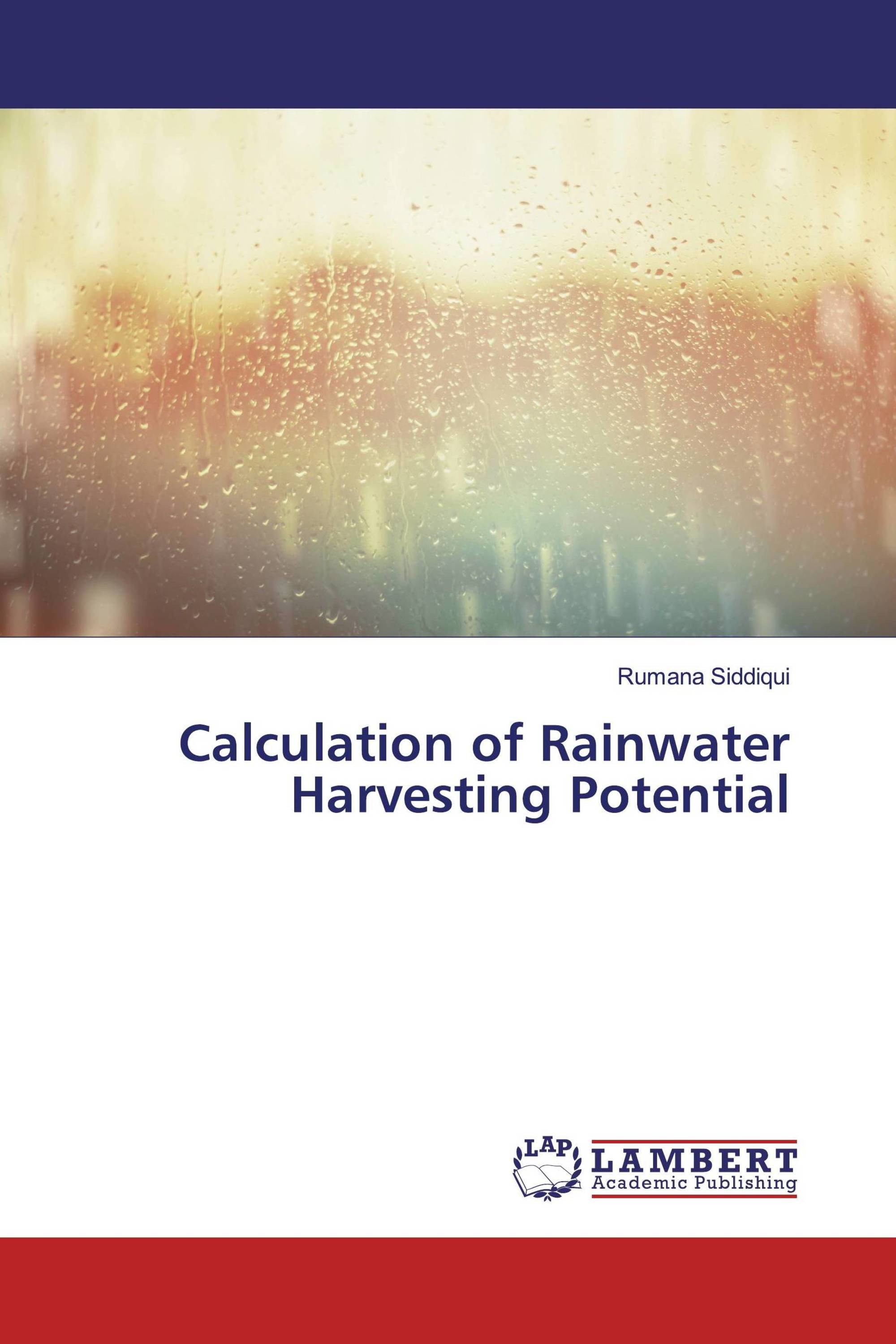 Calculation of Rainwater Harvesting Potential