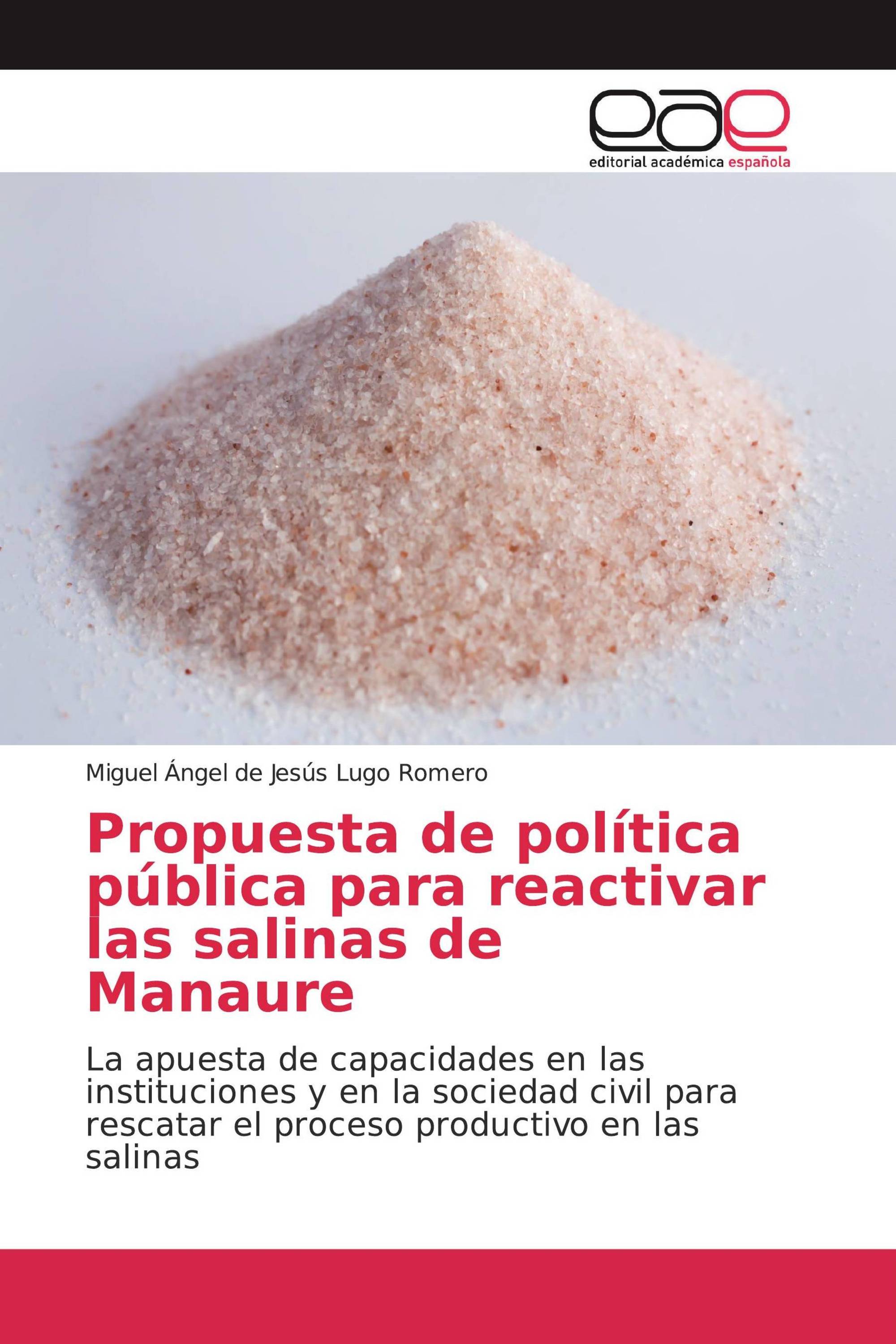 Propuesta de política pública para reactivar las salinas de Manaure