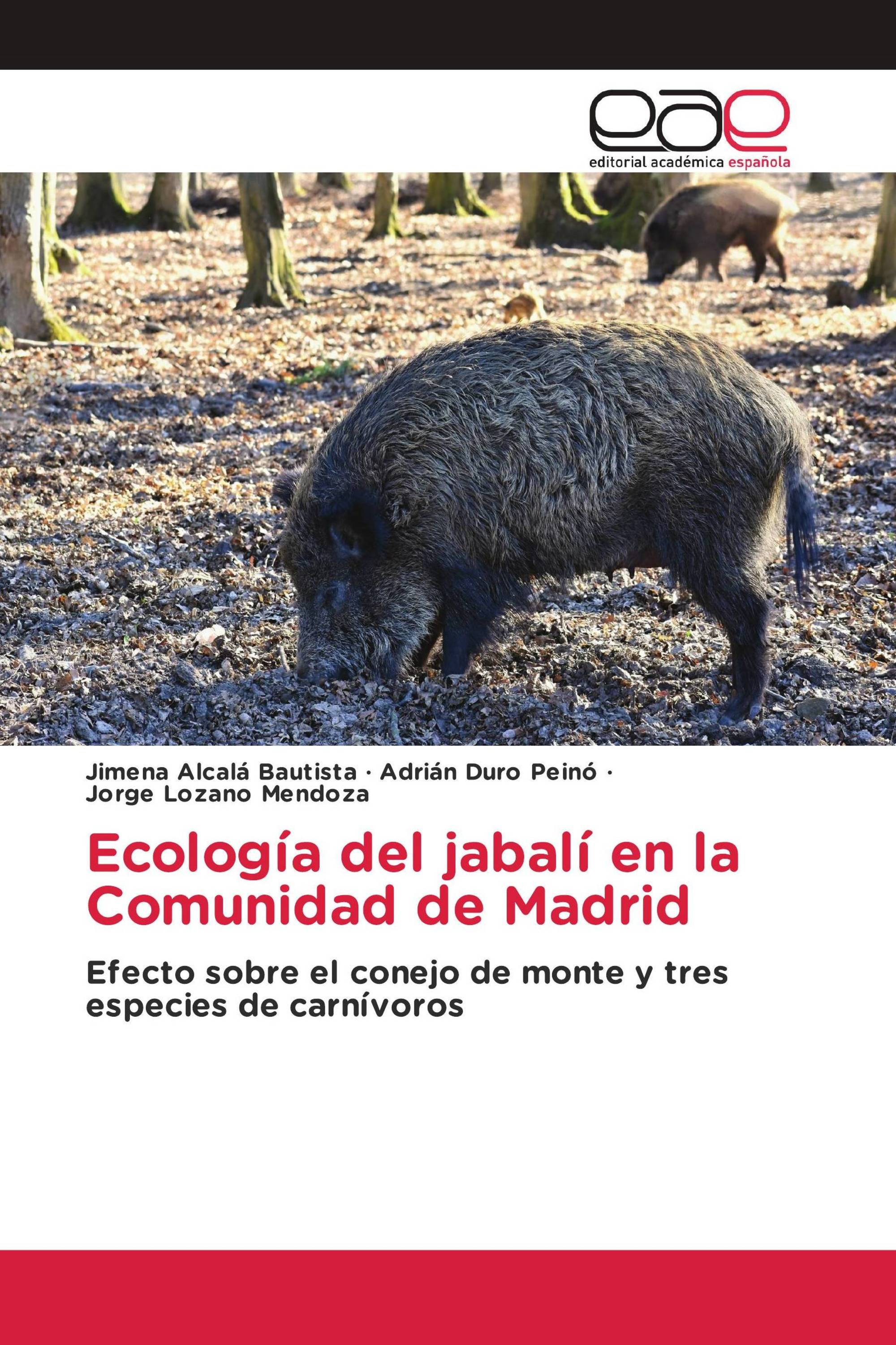 Ecología del jabalí en la Comunidad de Madrid