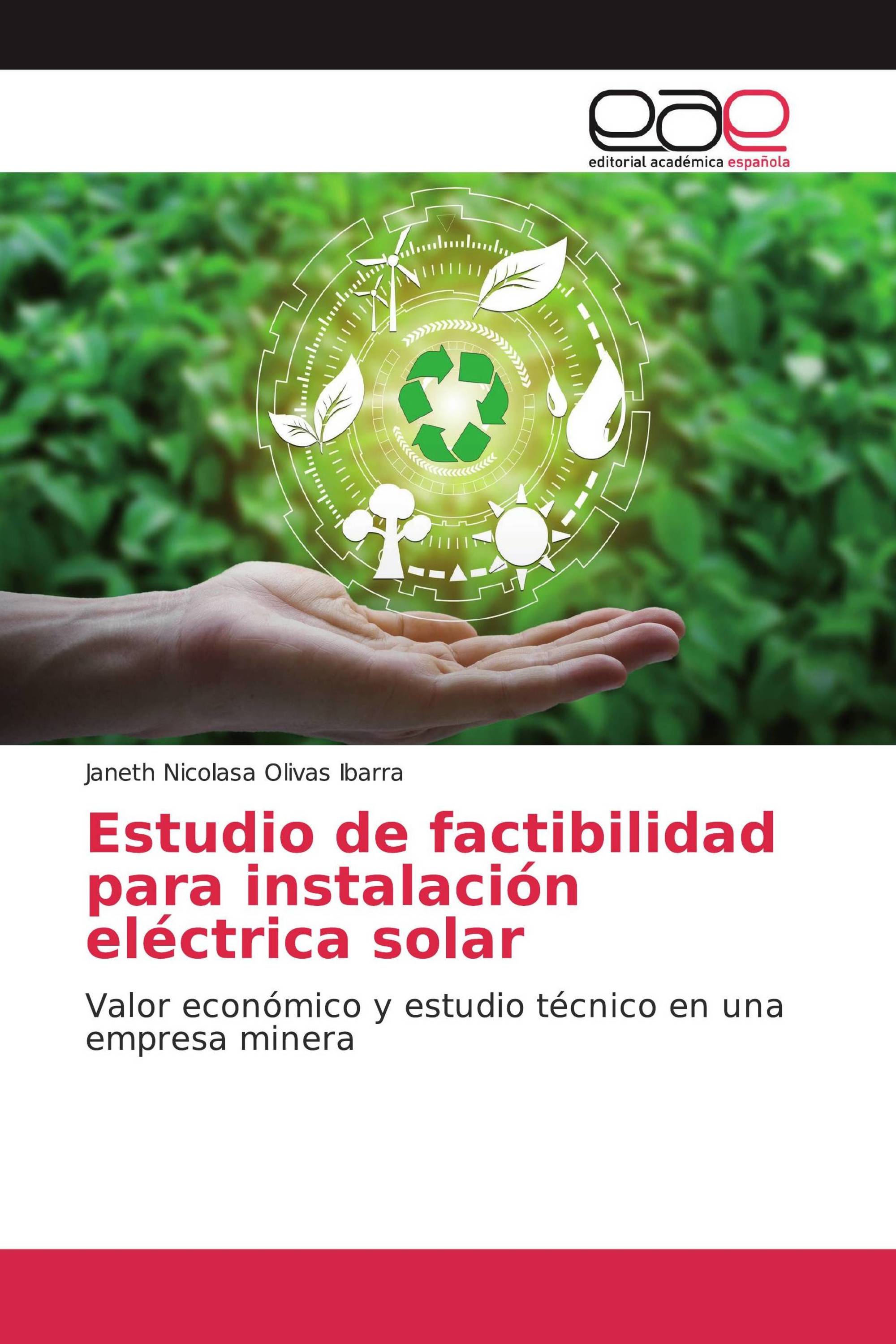 Estudio de factibilidad para instalación eléctrica solar